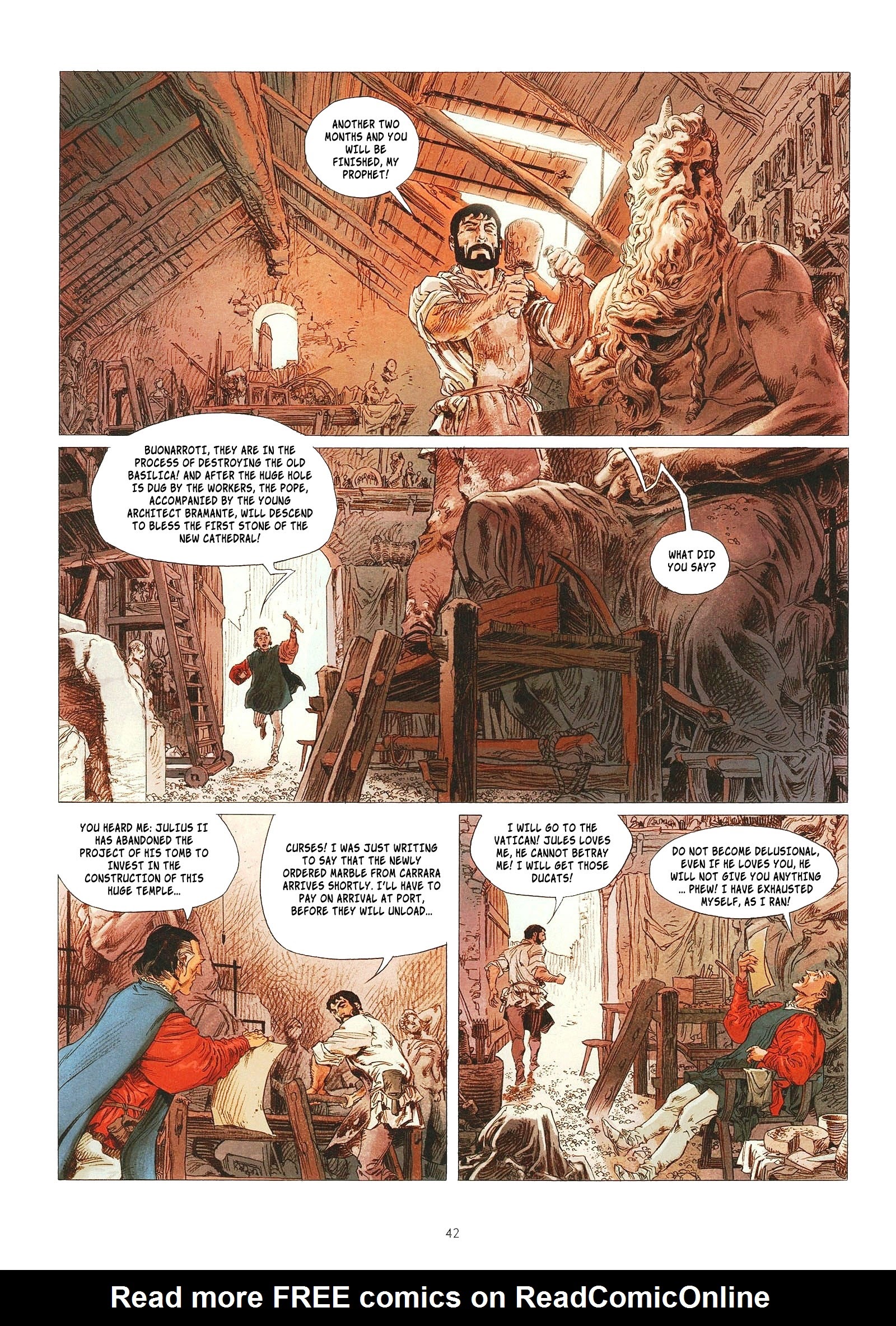 Read online The Terrible Pope comic -  Issue #2 - 42