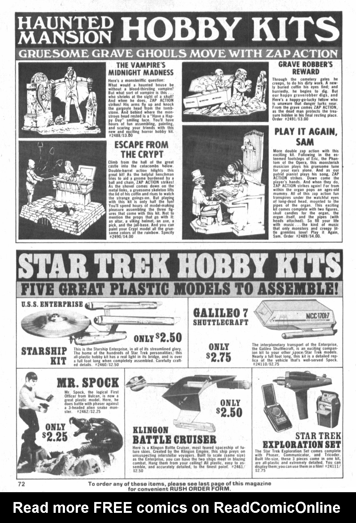 Read online Creepy (1964) comic -  Issue #65 - 72