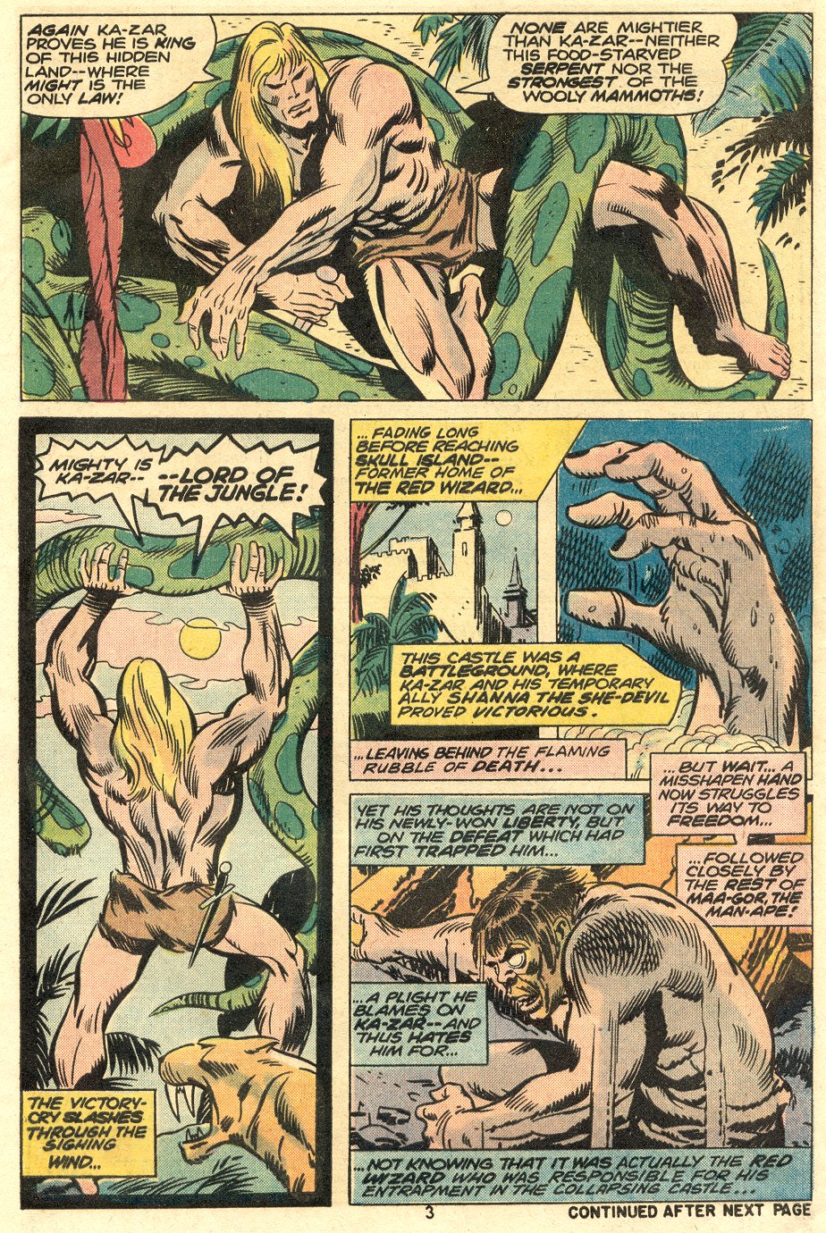 Read online Ka-Zar comic -  Issue #3 - 4