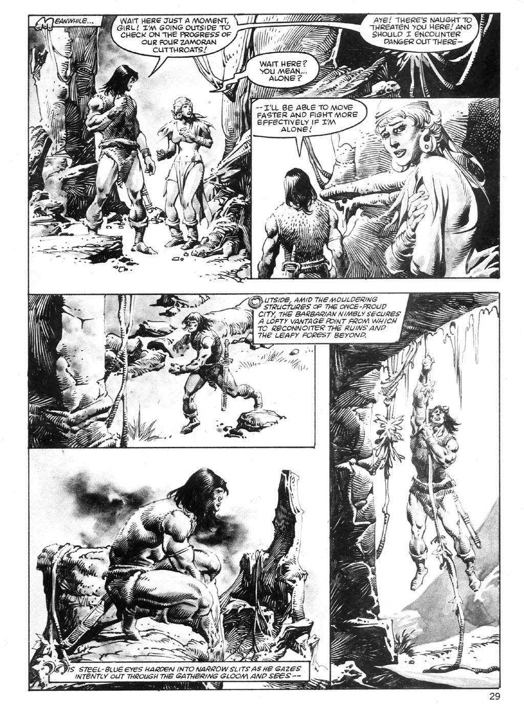 Read online The Savage Sword Of Conan comic -  Issue #98 - 29