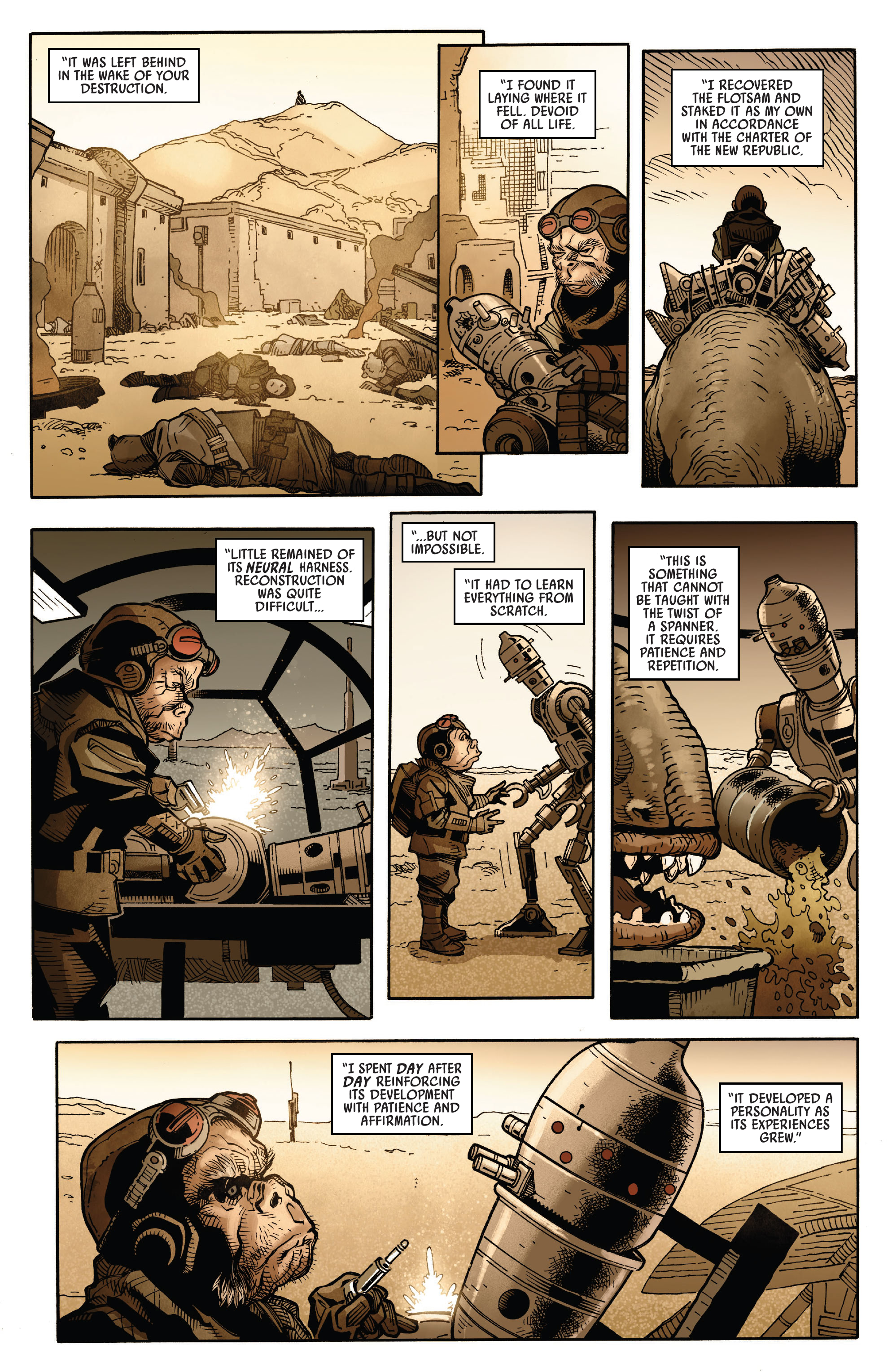 Read online Star Wars: The Mandalorian comic -  Issue #7 - 10