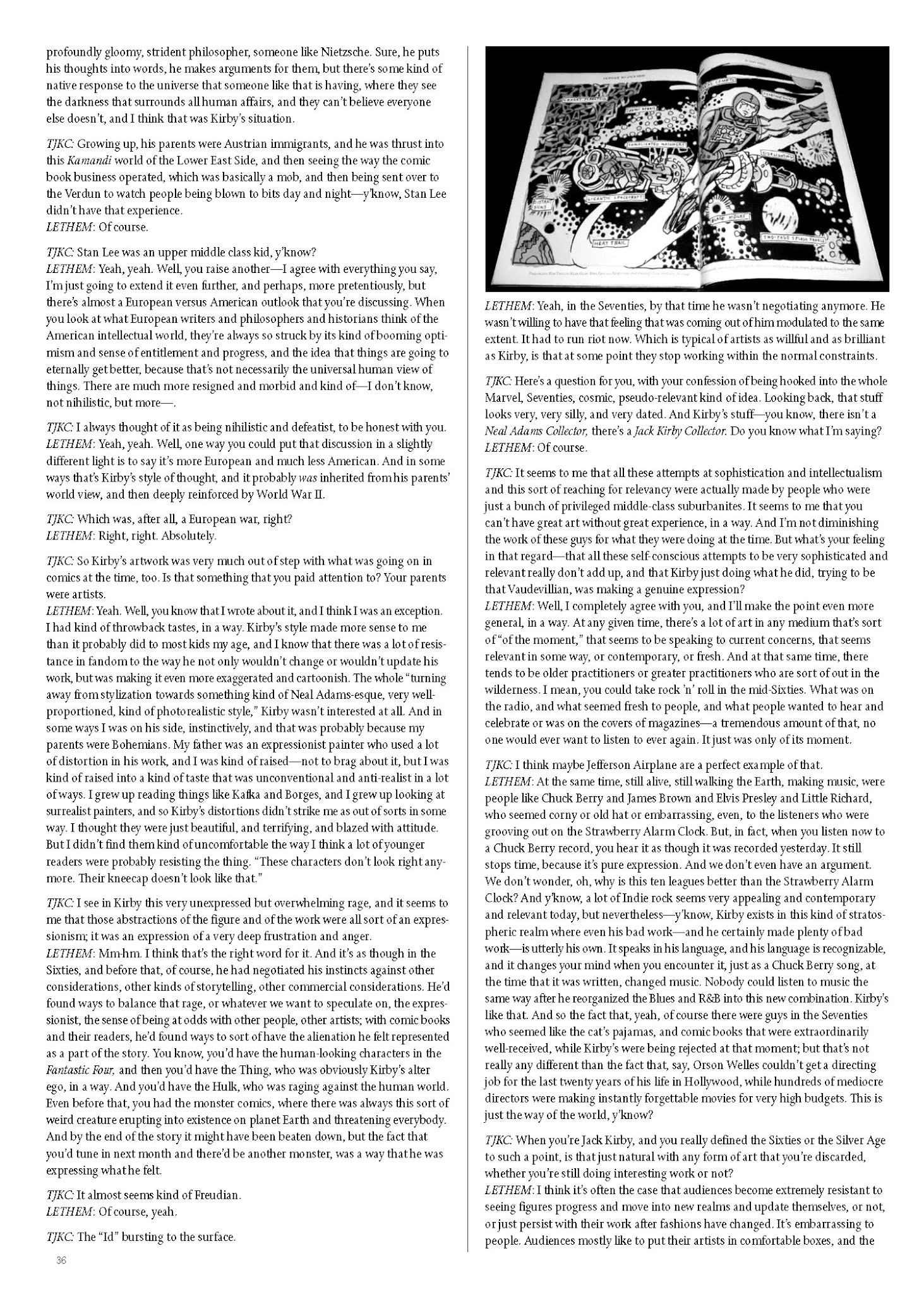 Read online The Jack Kirby Collector comic -  Issue #47 - 37