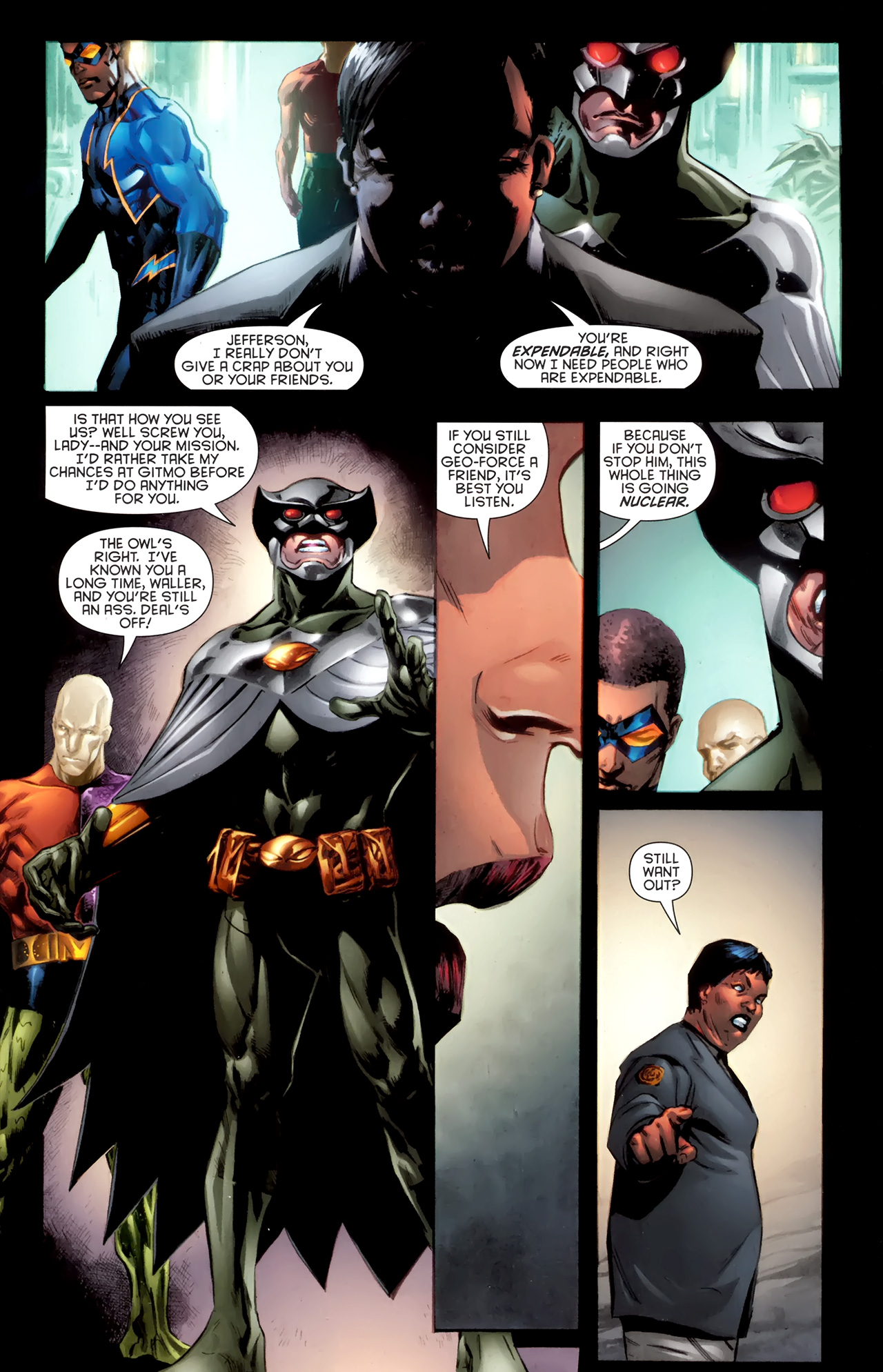 Read online The Outsiders (2009) comic -  Issue #37 - 8