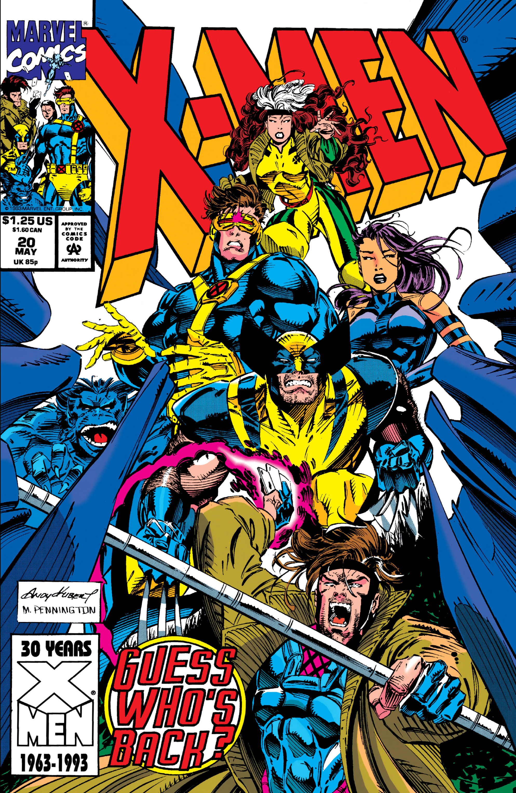 Read online X-Men (1991) comic -  Issue #20 - 1
