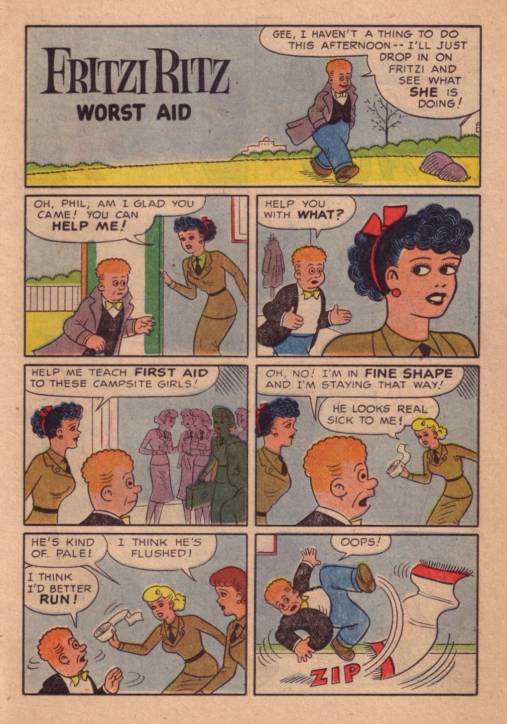 Read online Fritzi Ritz (1953) comic -  Issue #56 - 11