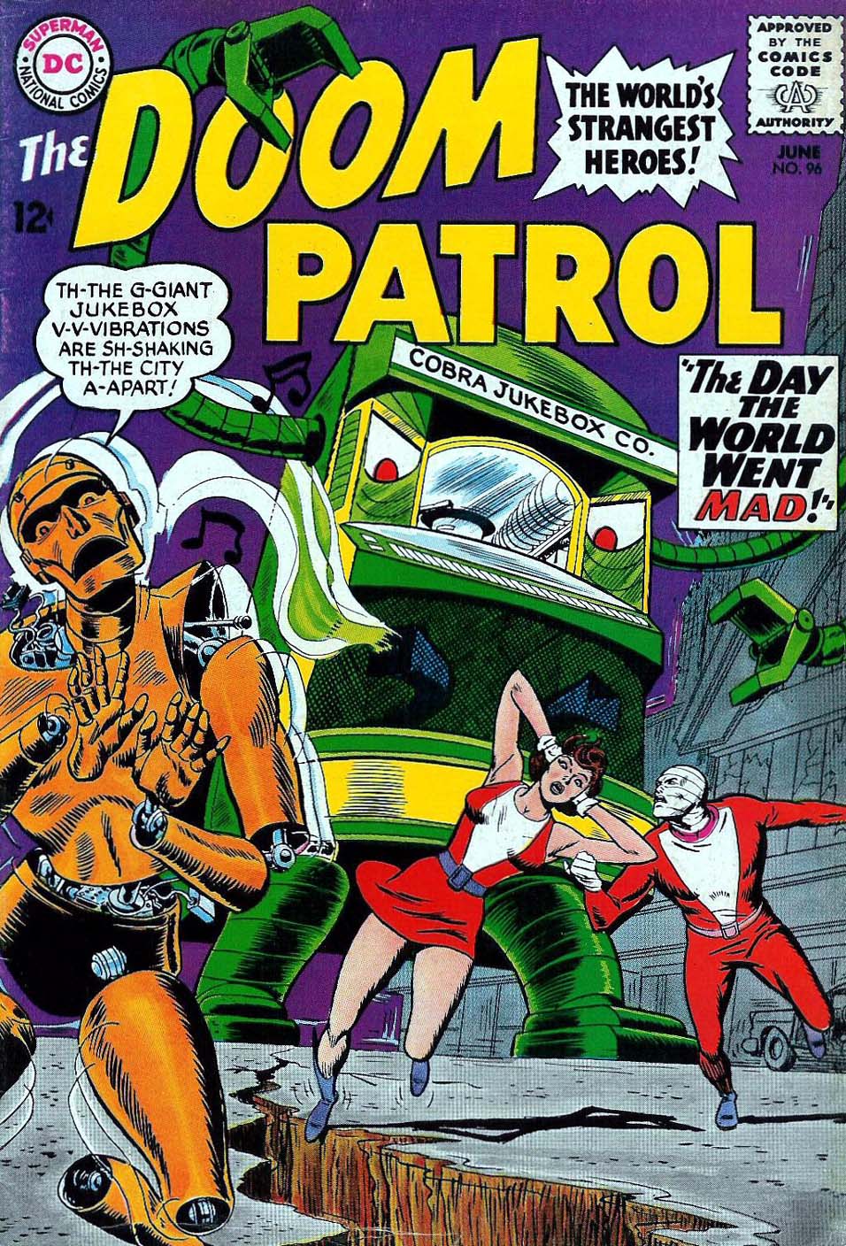 Read online Doom Patrol (1964) comic -  Issue #96 - 1