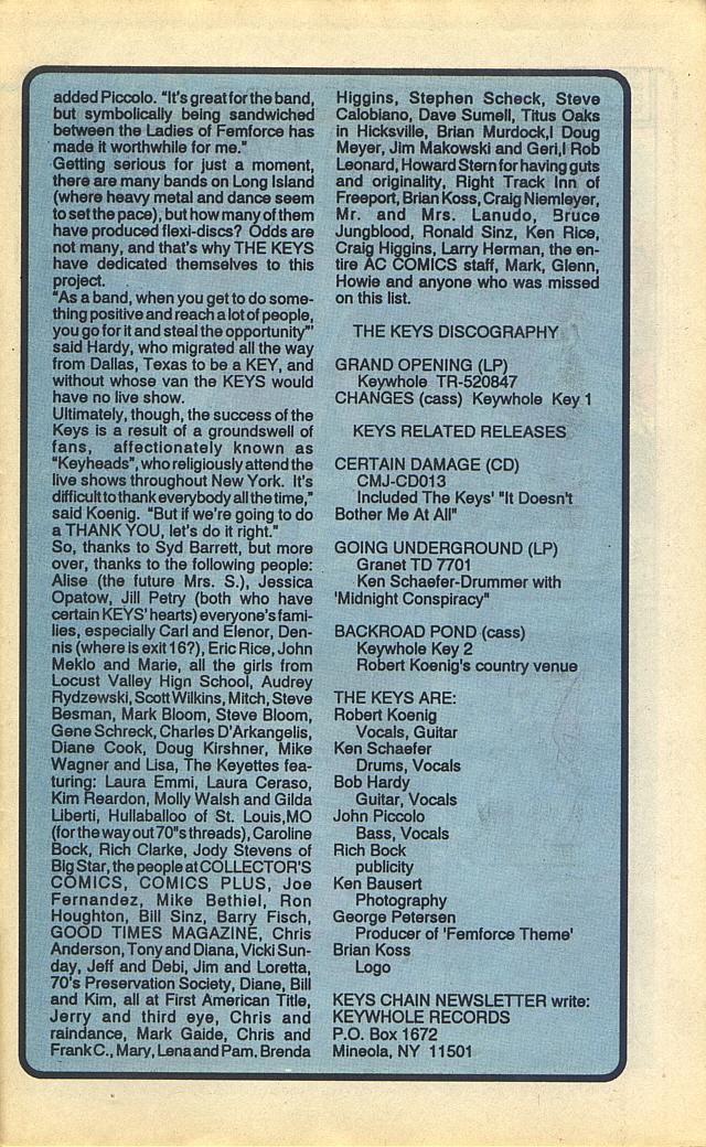 Read online Femforce comic -  Issue #50 - 36