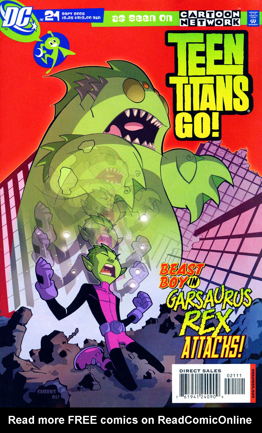 Read online Teen Titans Go! (2003) comic -  Issue #21 - 1