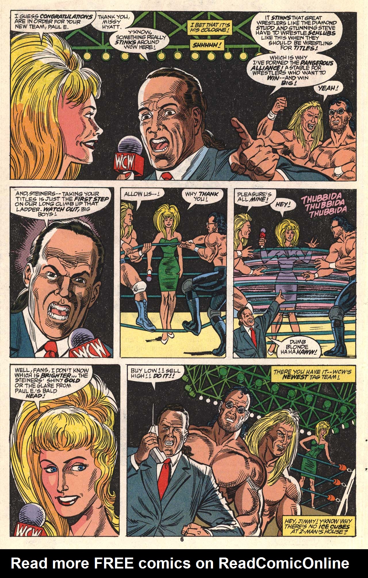 Read online WCW World Championship Wrestling comic -  Issue #4 - 8