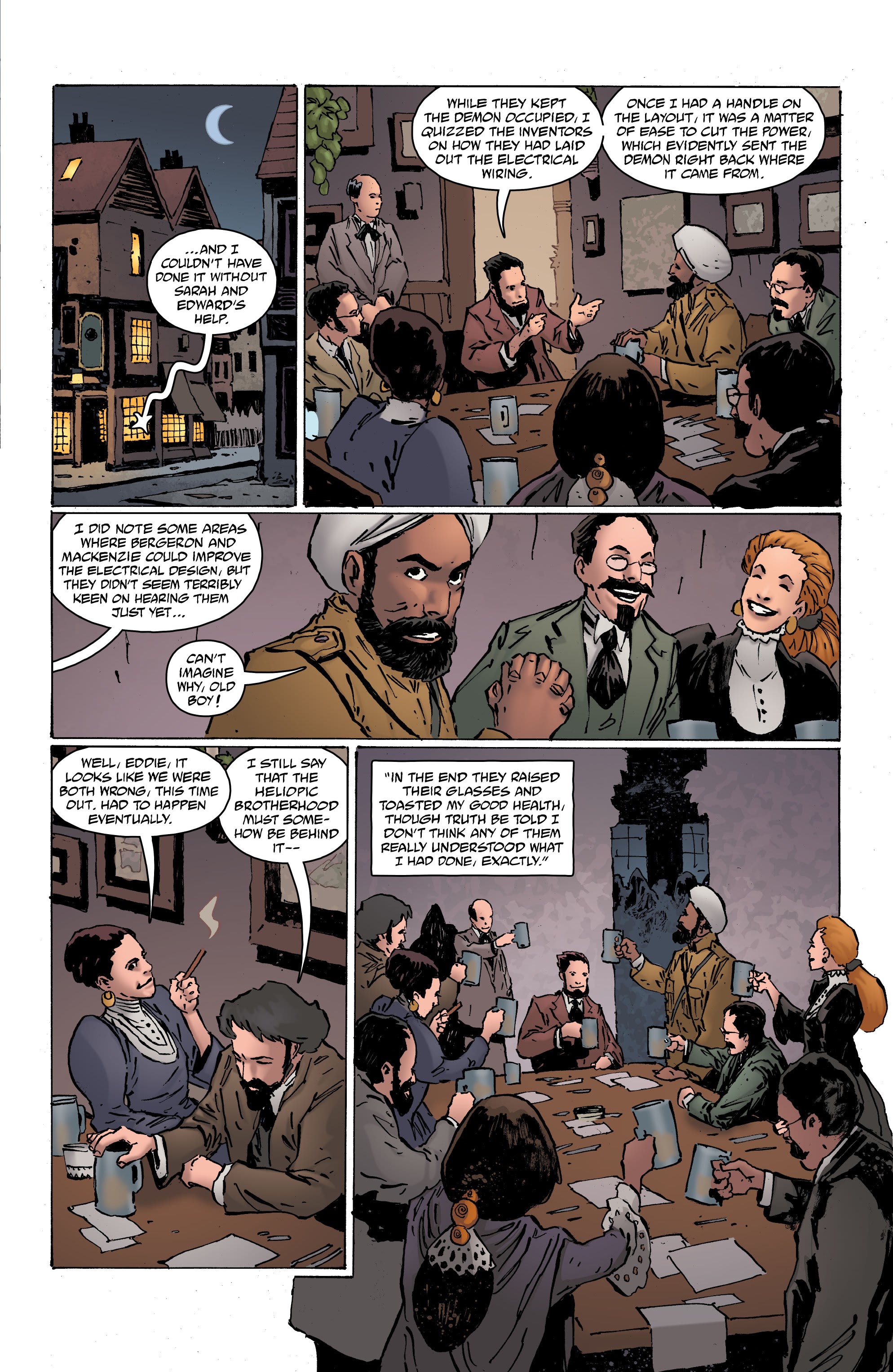 Read online Hellboy: The Silver Lantern Club comic -  Issue #1 - 21