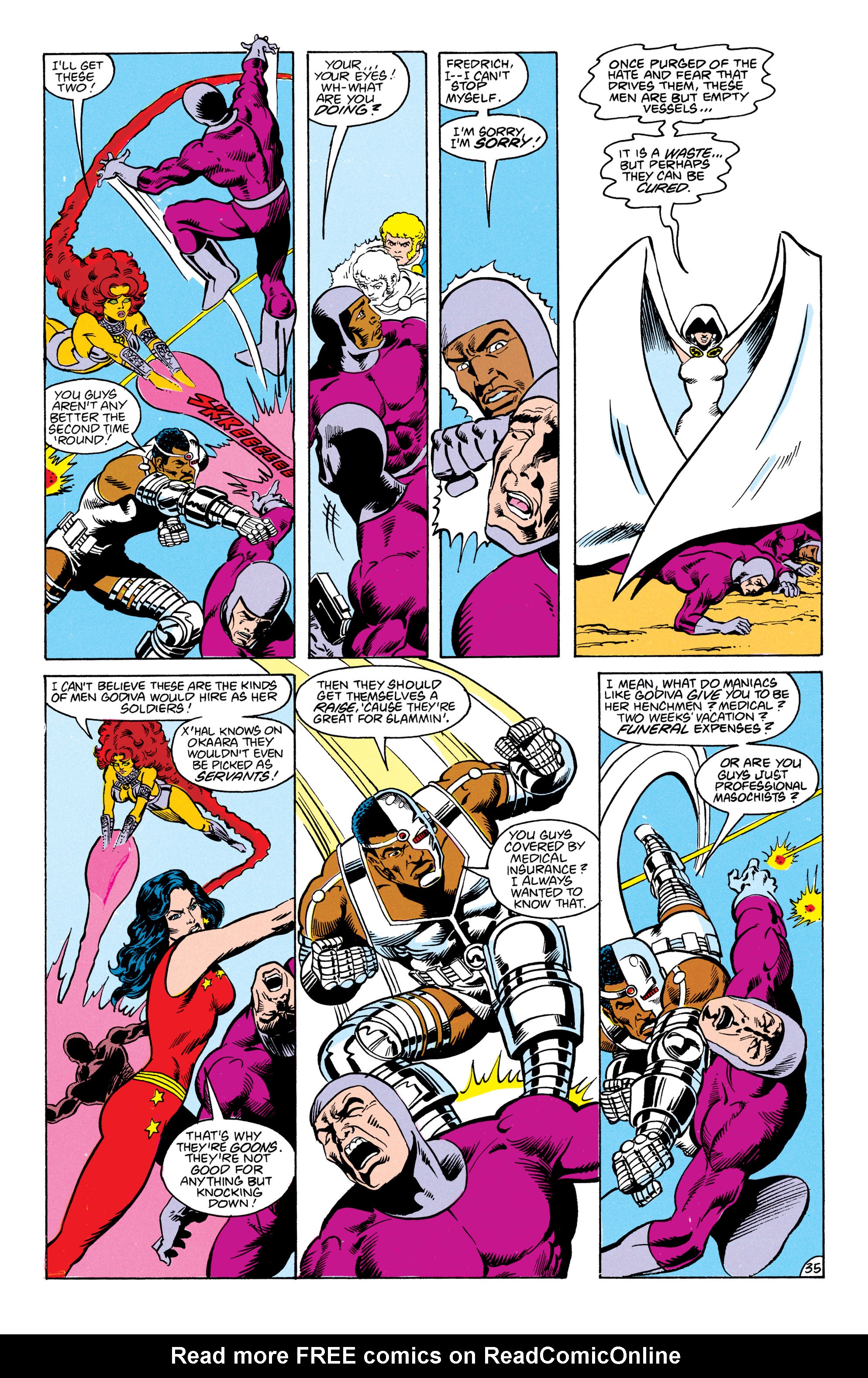 Read online The New Teen Titans (1984) comic -  Issue # _Annual 3 - 36