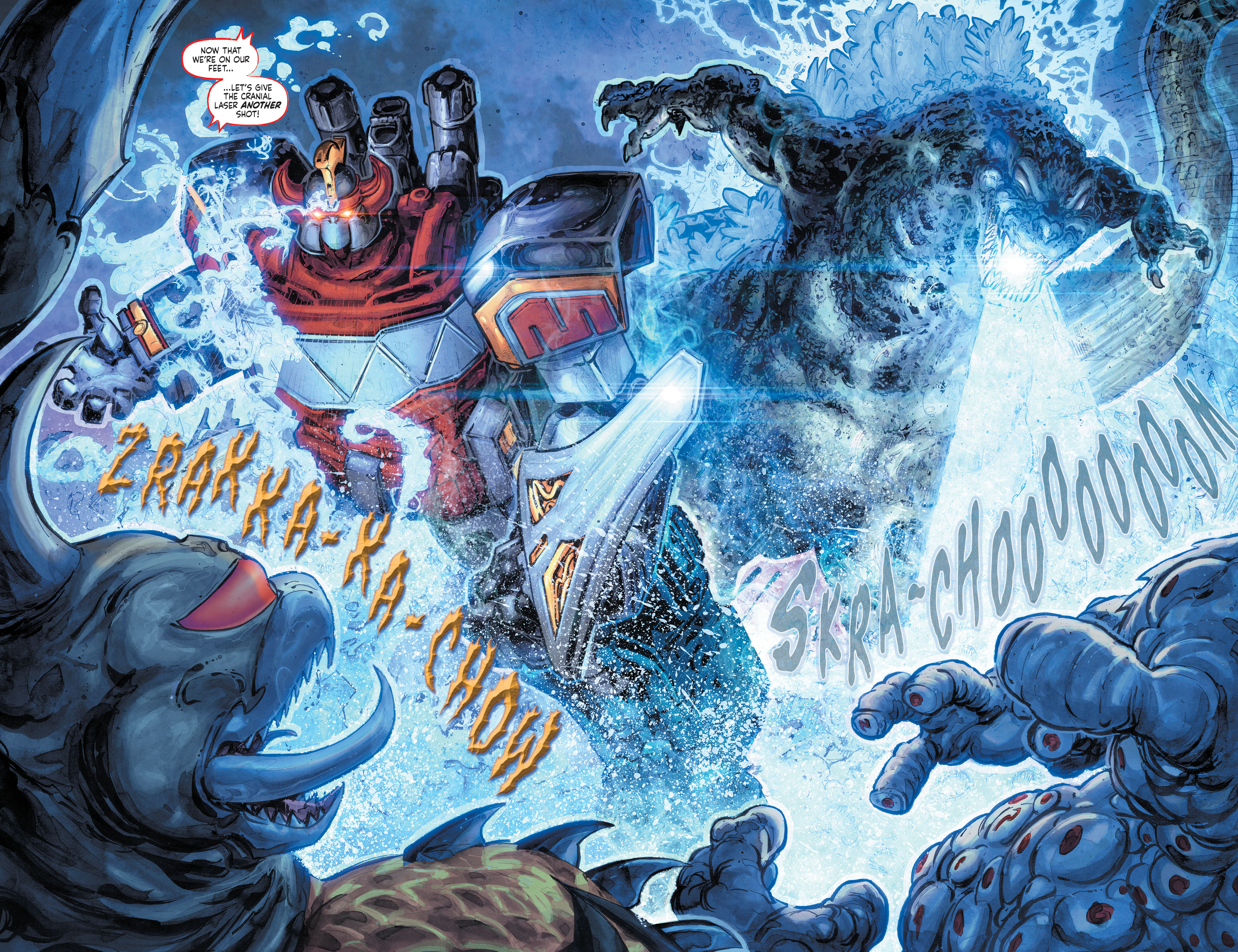 Read online Godzilla vs. The Mighty Morphin Power Rangers comic -  Issue #3 - 16