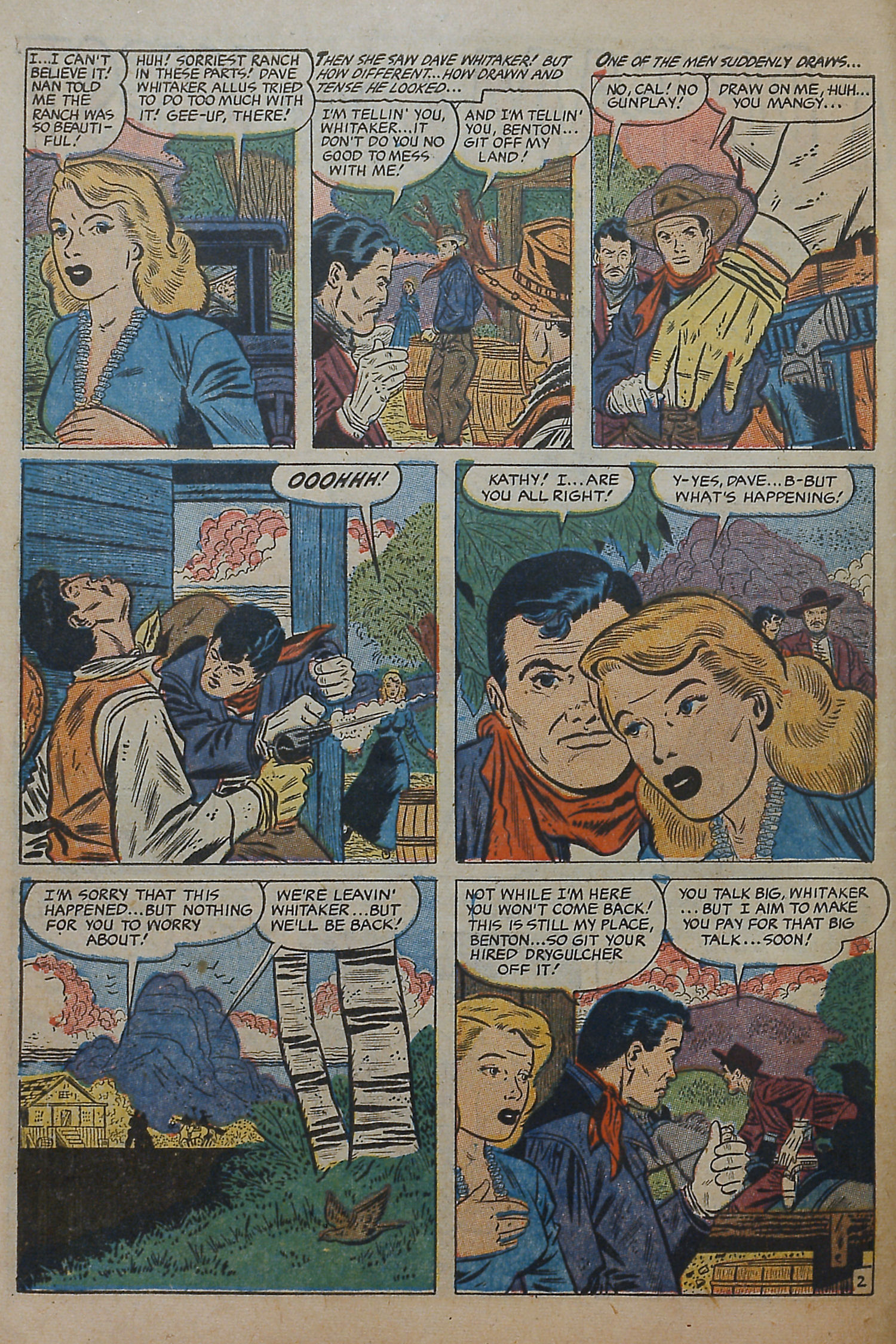 Read online Cowgirl Romances (1950) comic -  Issue #10 - 10