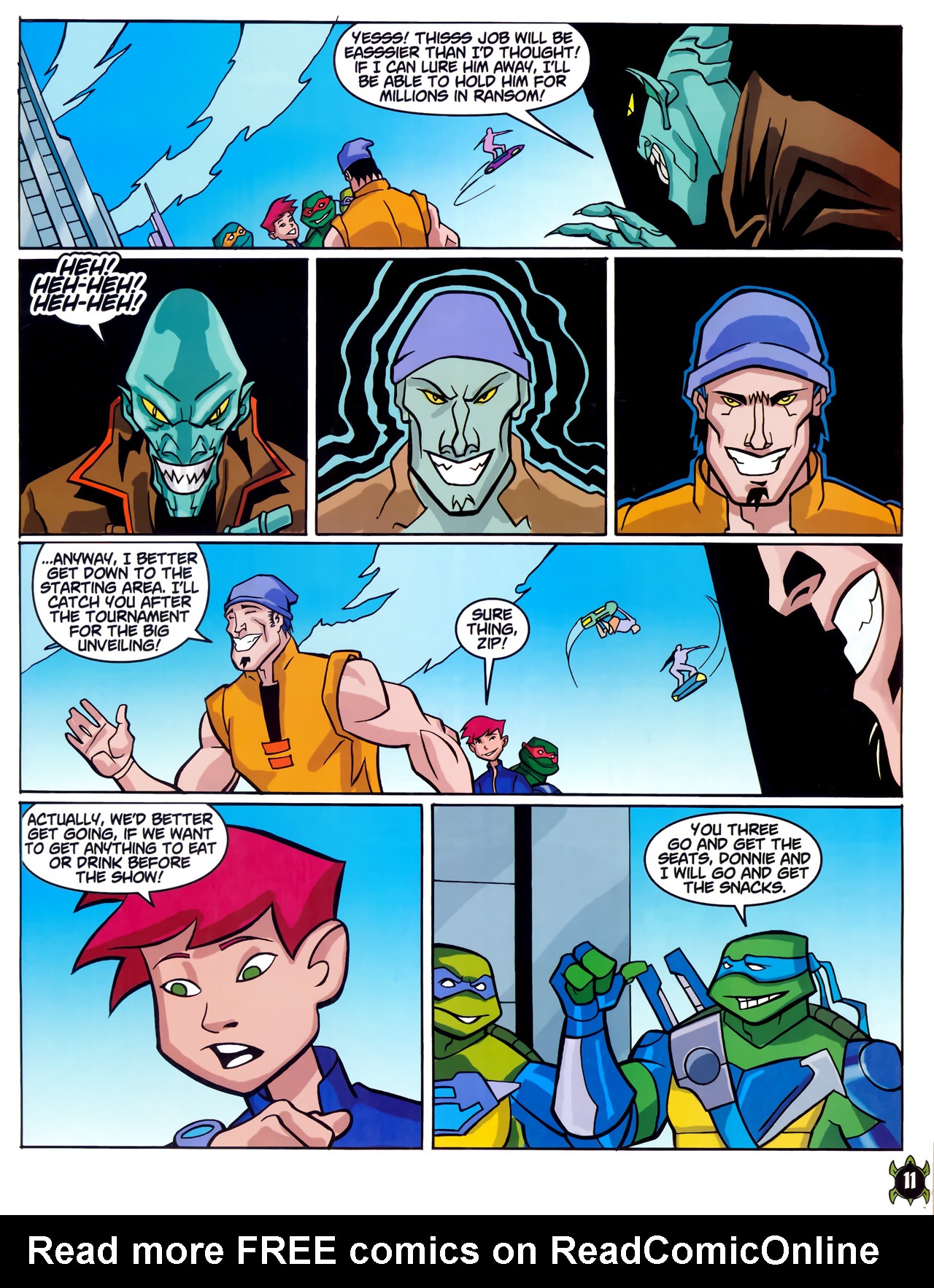 Read online Teenage Mutant Ninja Turtles Comic comic -  Issue #1 - 9