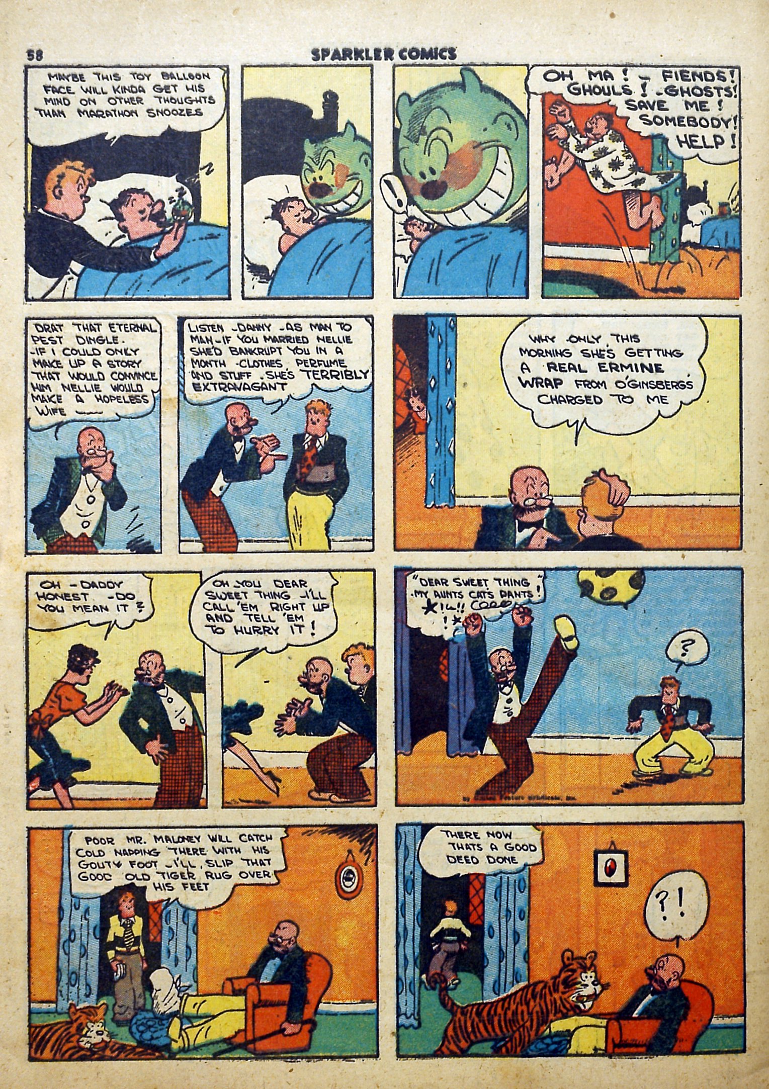 Read online Sparkler Comics comic -  Issue #2 - 54