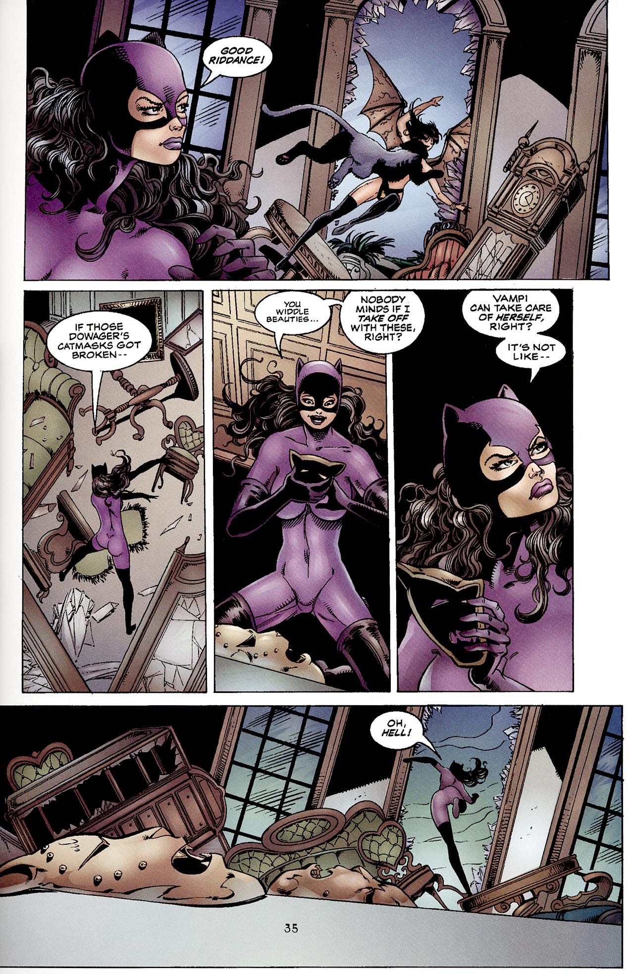 Read online Catwoman/Vampirella: The Furies comic -  Issue # Full - 37