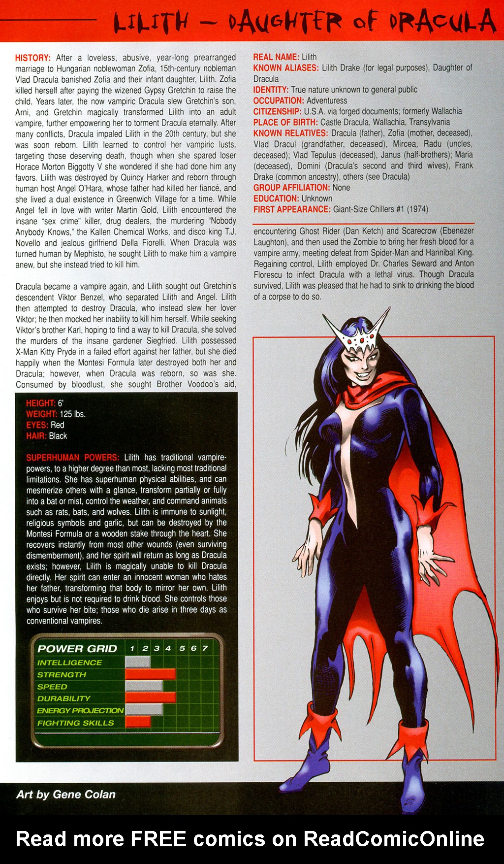 Read online Official Handbook of the Marvel Universe: Horror 2005 comic -  Issue # Full - 31