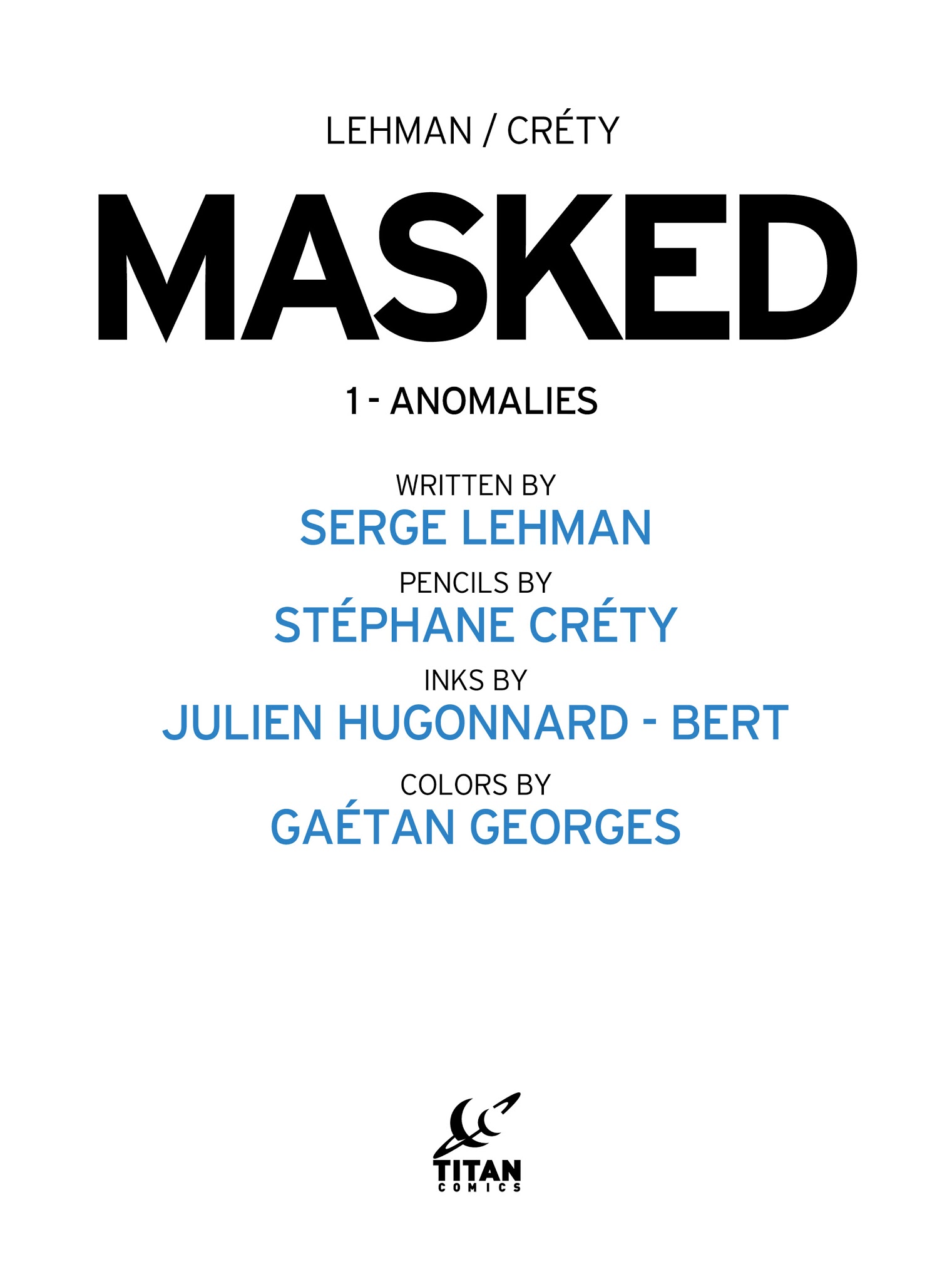 Read online Masked comic -  Issue # TPB - 2