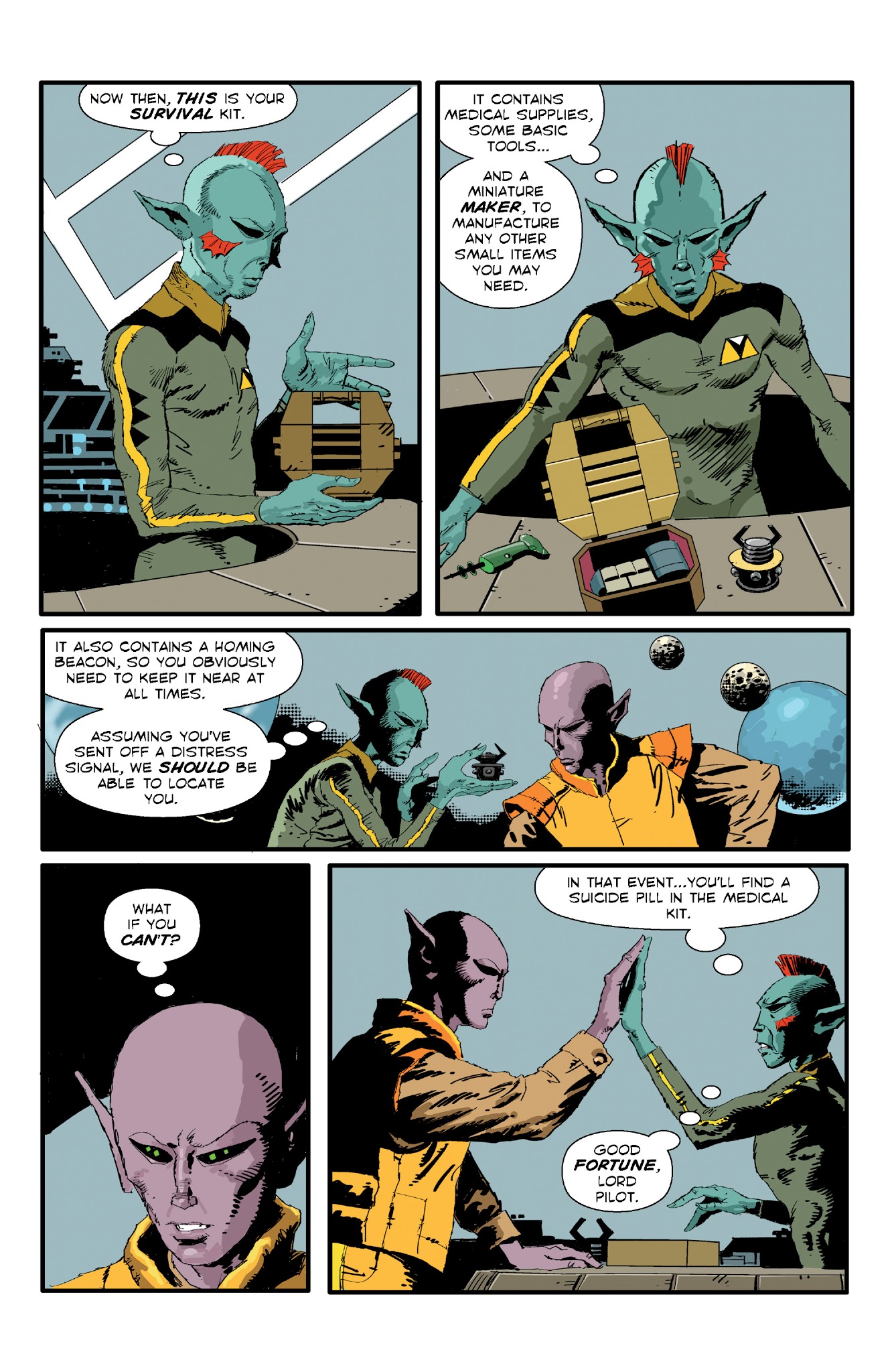 Read online Resident Alien: An Alien in New York comic -  Issue #1 - 10