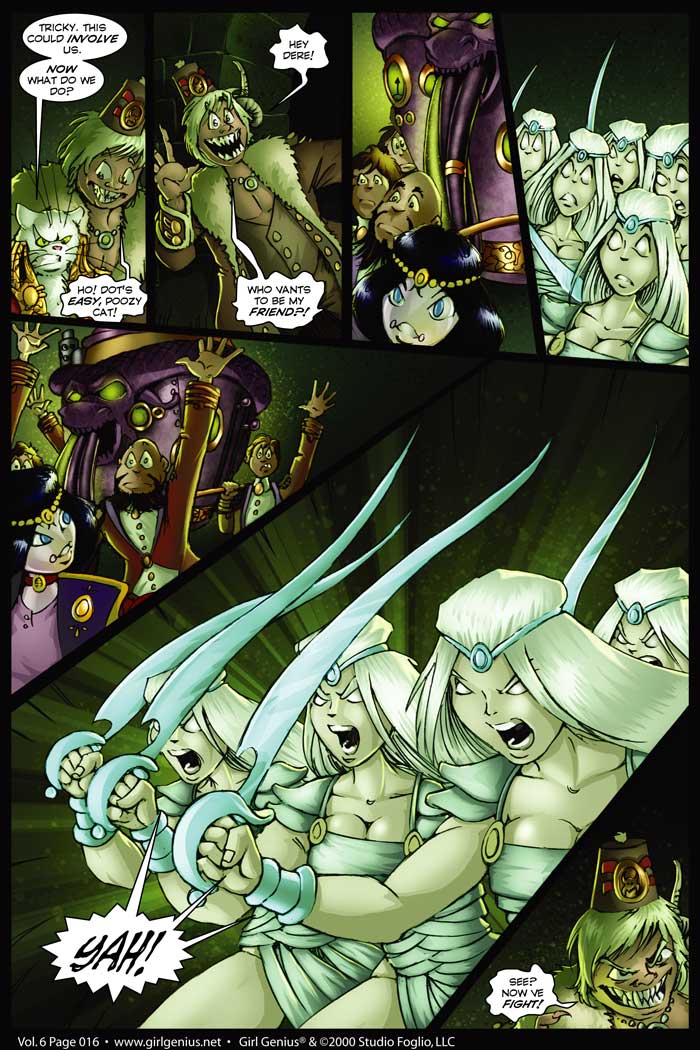 Read online Girl Genius (2002) comic -  Issue #6 - 16