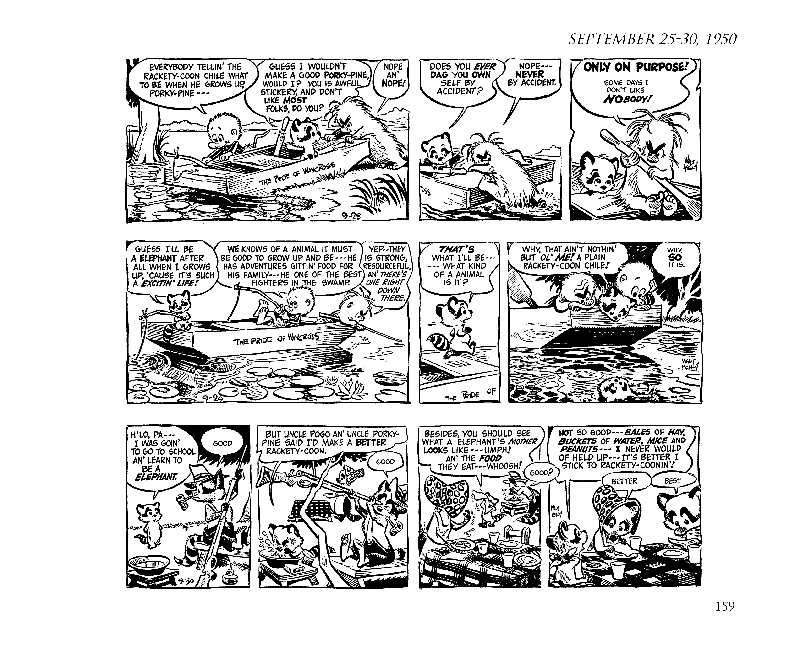 Read online Pogo by Walt Kelly: The Complete Syndicated Comic Strips comic -  Issue # TPB 1 (Part 2) - 77