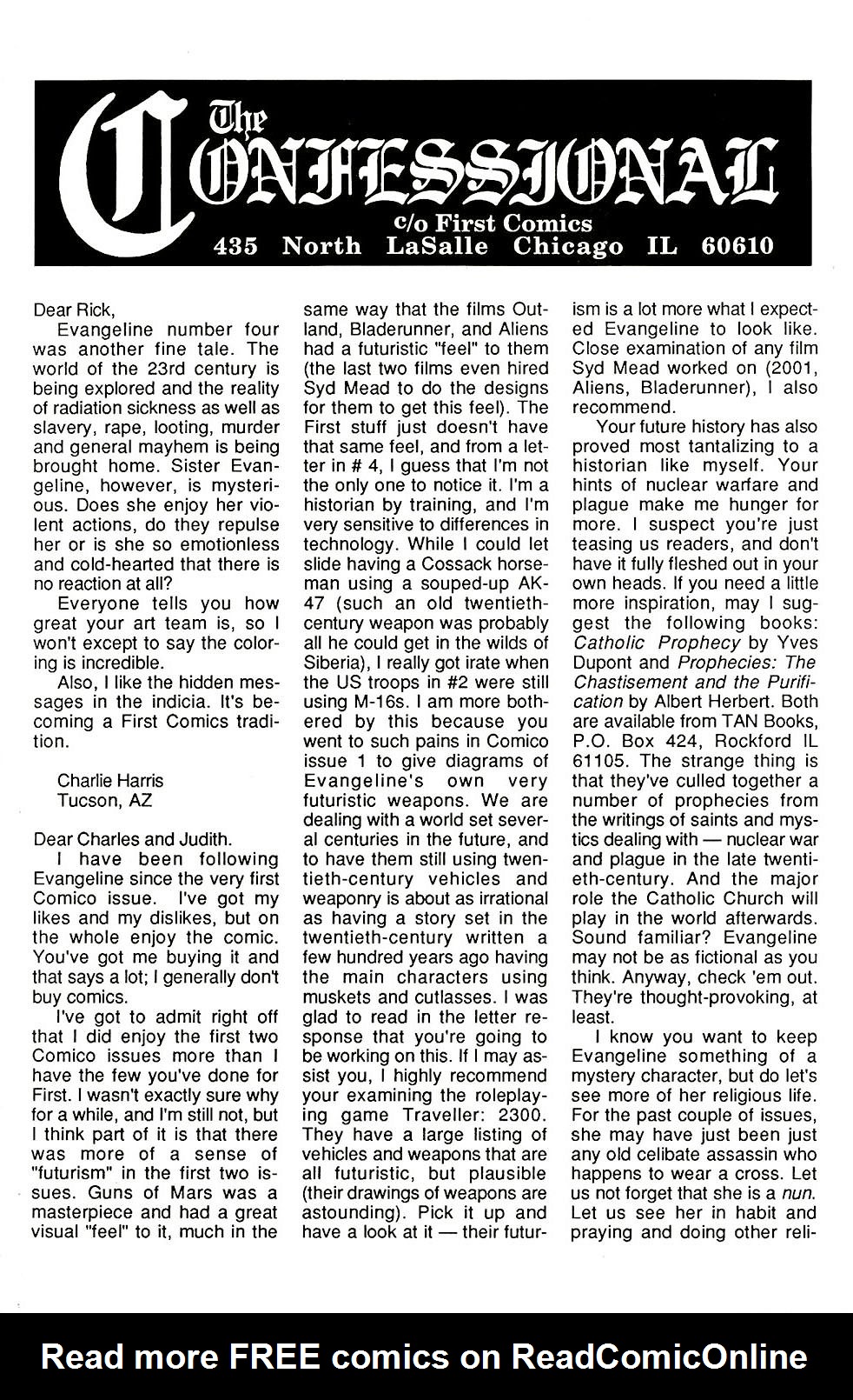 Read online Evangeline comic -  Issue #6 - 29