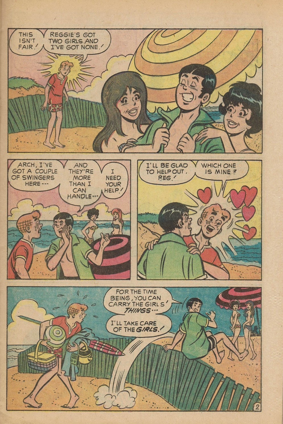 Read online Reggie and Me (1966) comic -  Issue #57 - 28