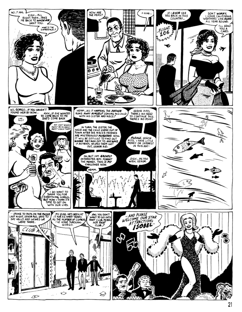 Read online Love and Rockets (1982) comic -  Issue #37 - 23