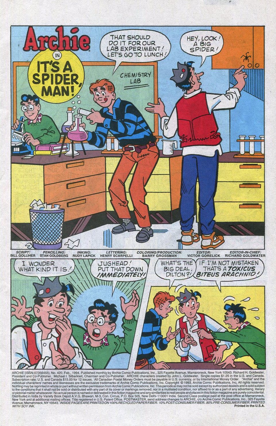 Read online Archie (1960) comic -  Issue #420 - 3