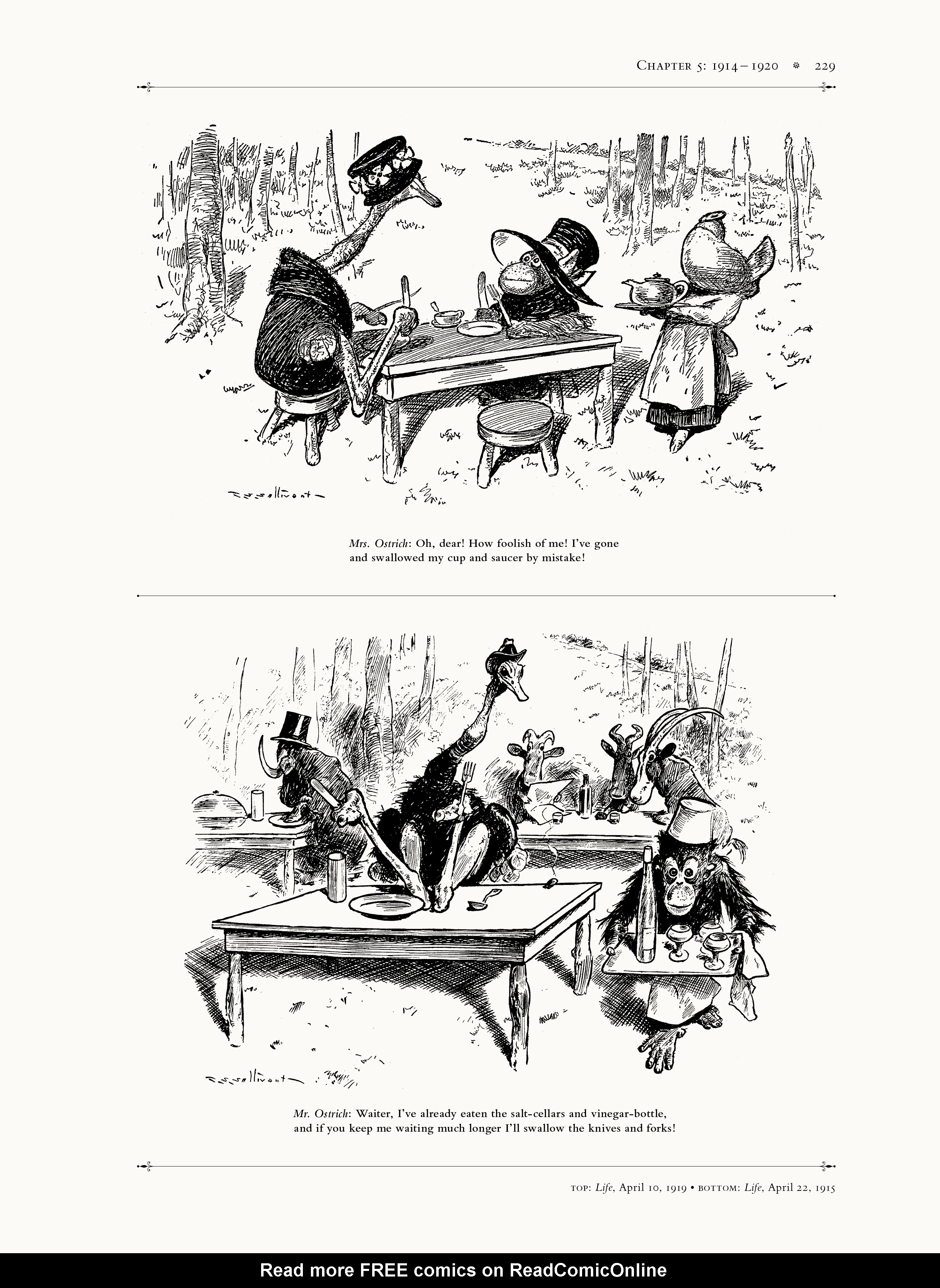 Read online A Cockeyed Menagerie: The Drawings of T.S. Sullivant comic -  Issue # TPB (Part 3) - 39