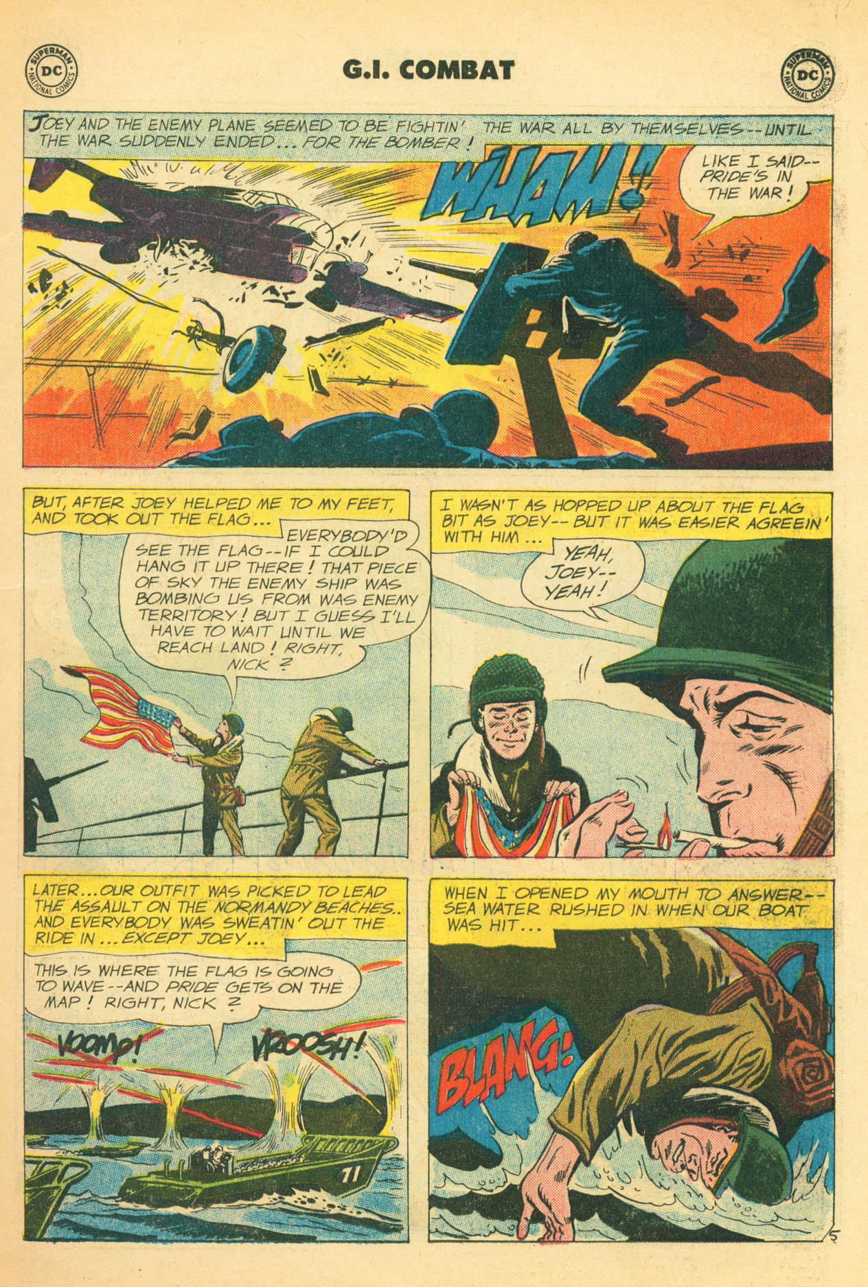 Read online G.I. Combat (1952) comic -  Issue #74 - 7