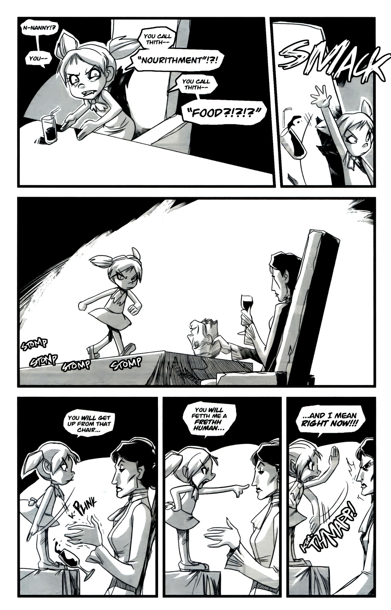 Read online The Littlest Zombie vs The Littlest Vampire comic -  Issue # Full - 5