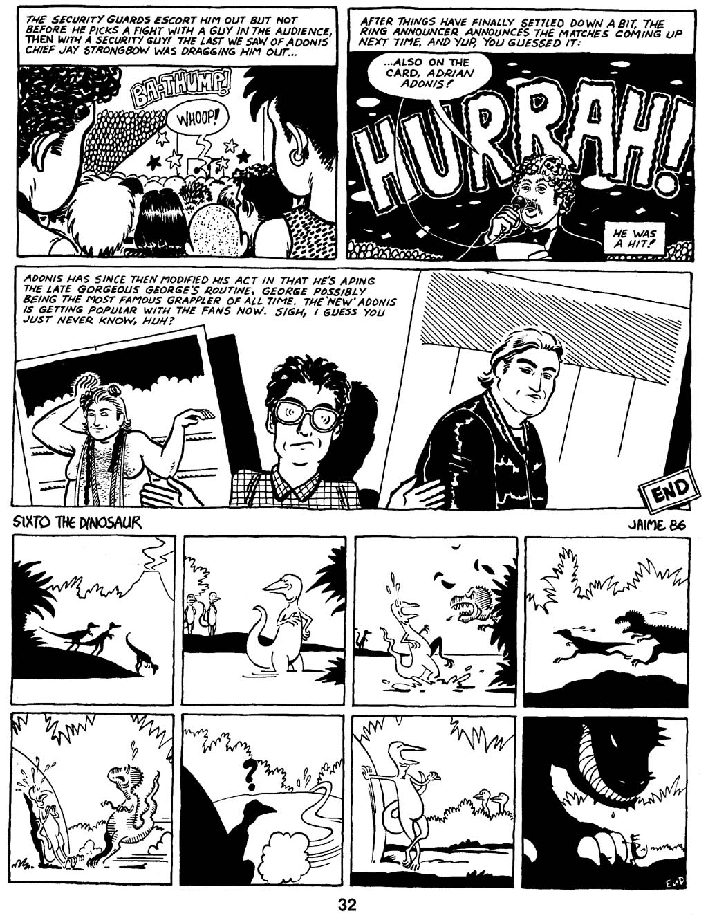 Read online Love and Rockets (1982) comic -  Issue #16 - 34