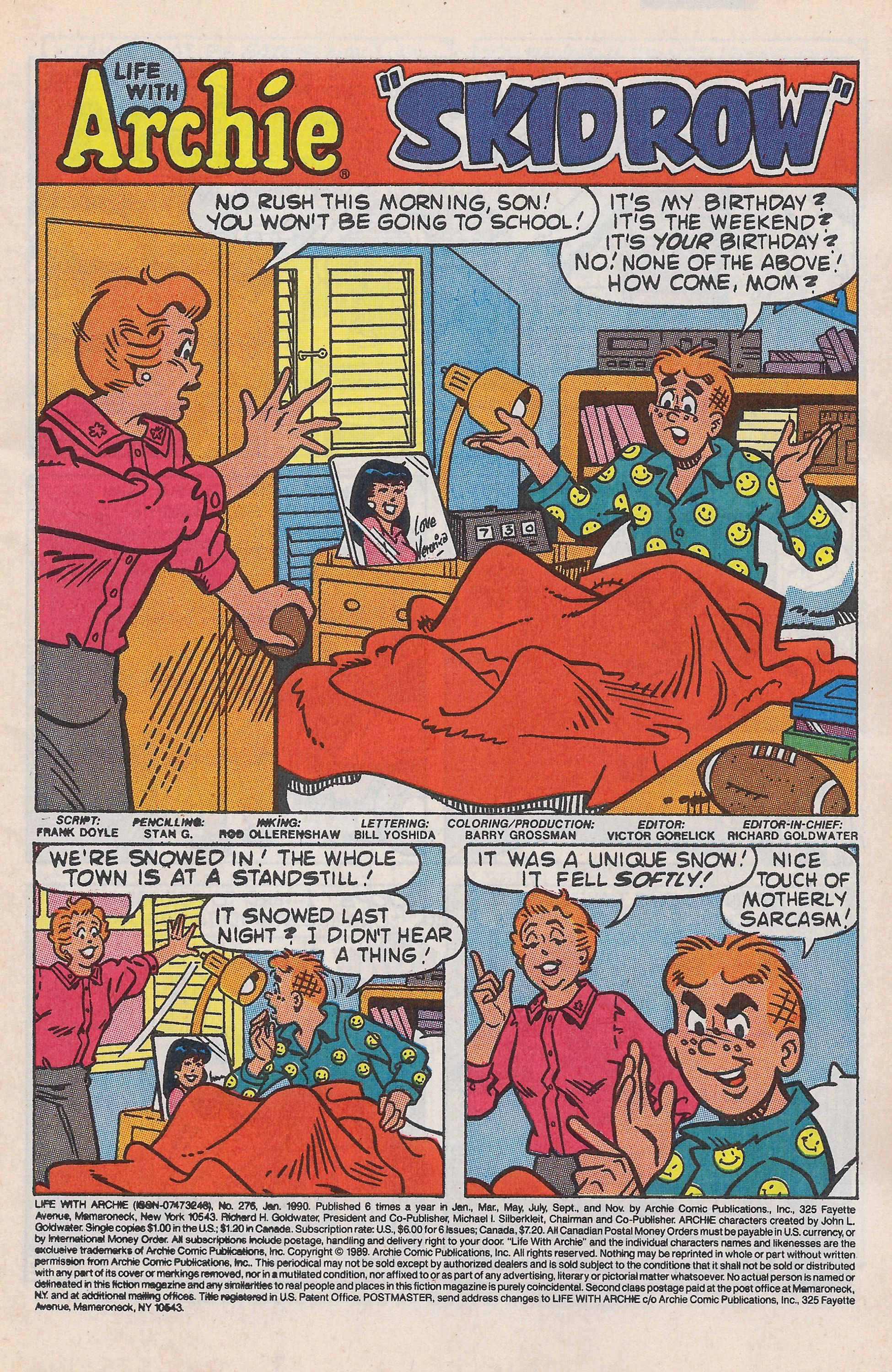 Read online Life With Archie (1958) comic -  Issue #276 - 3