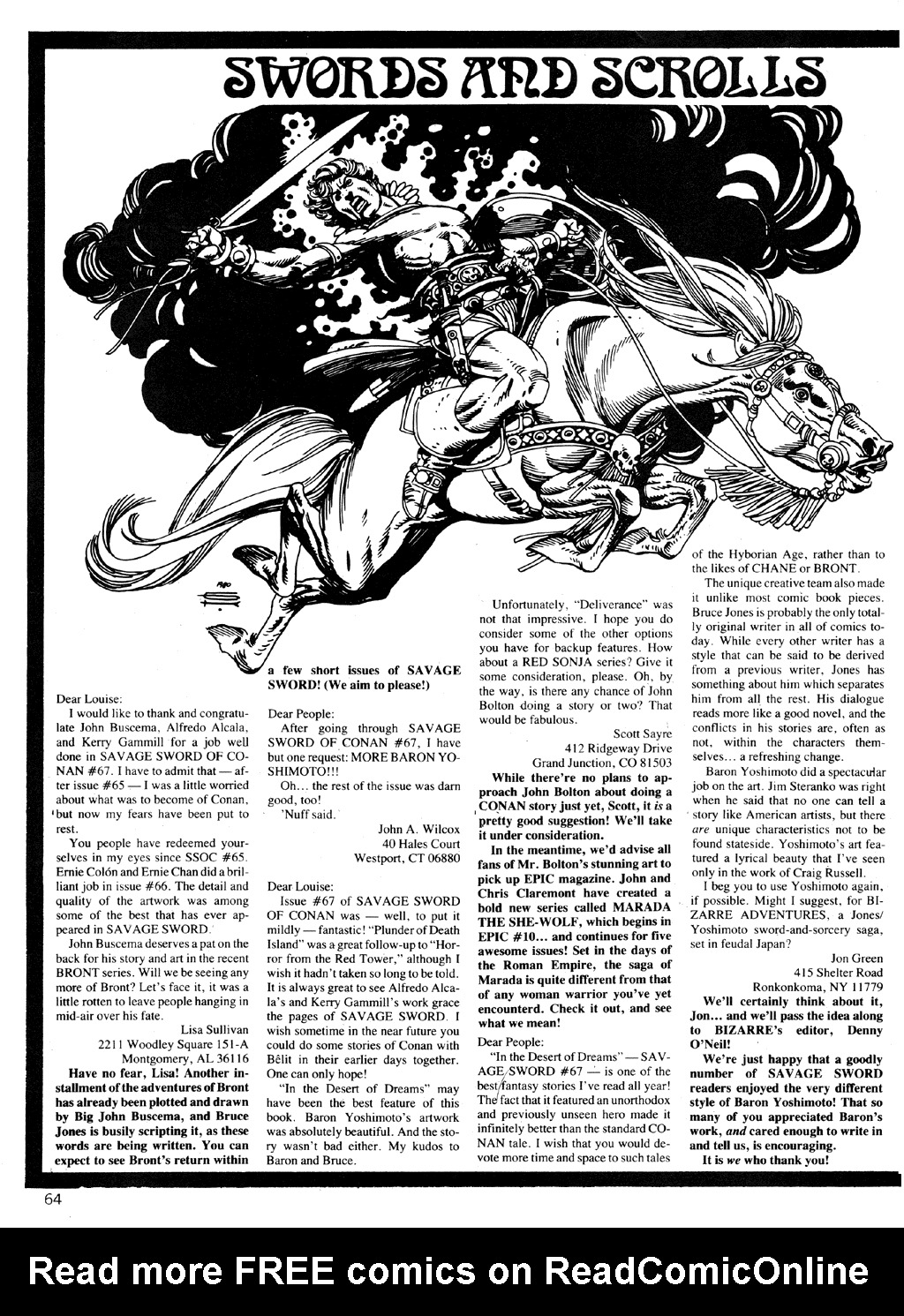 Read online The Savage Sword Of Conan comic -  Issue #71 - 64