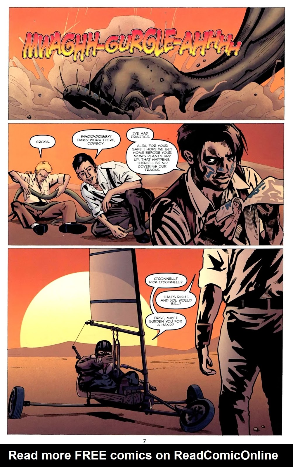 The Mummy: The Rise and Fall of Xango's Ax issue 3 - Page 9