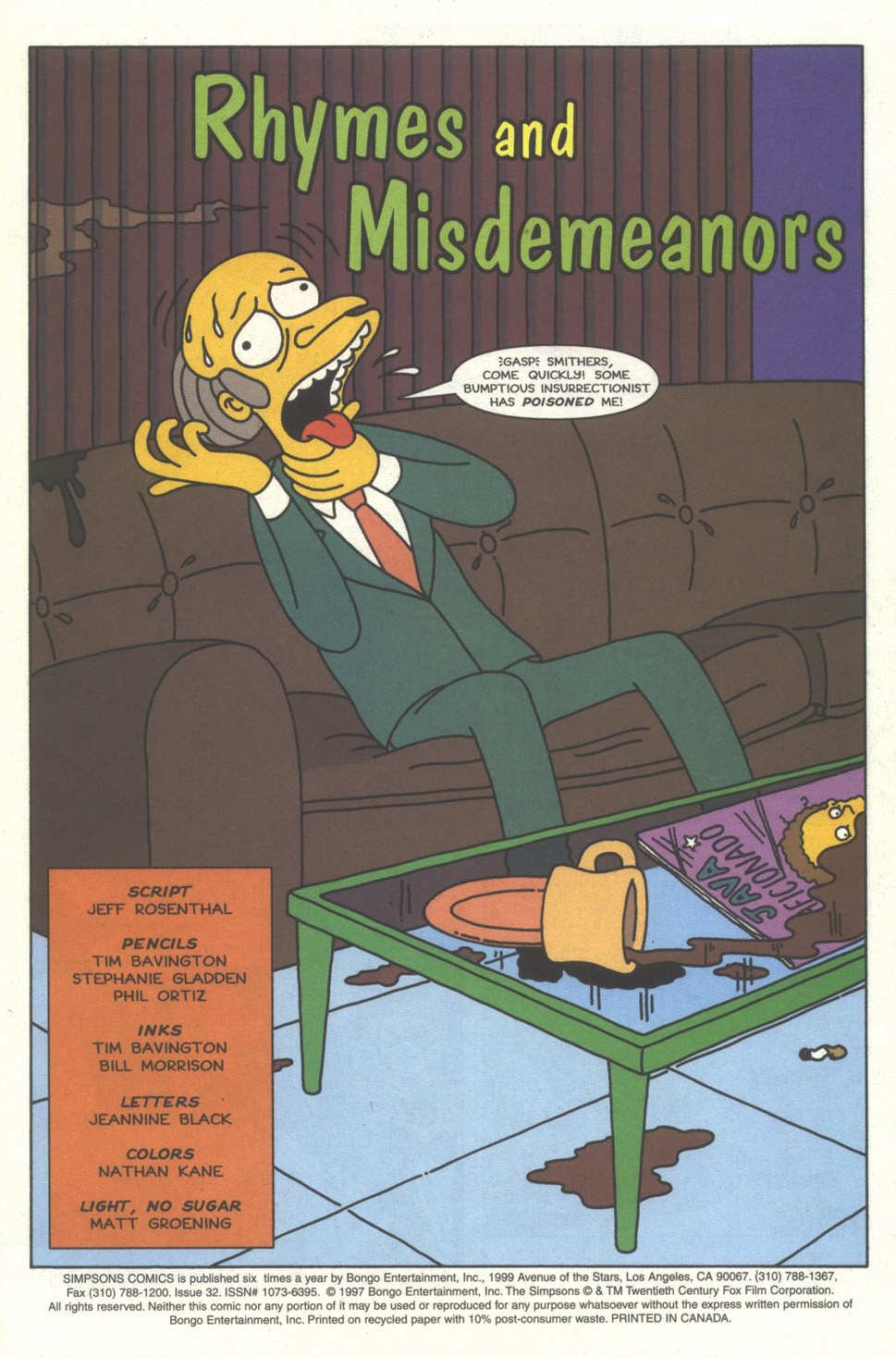 Read online Simpsons Comics comic -  Issue #32 - 2
