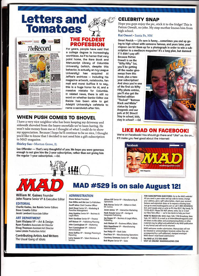 Read online MAD comic -  Issue #528 - 6