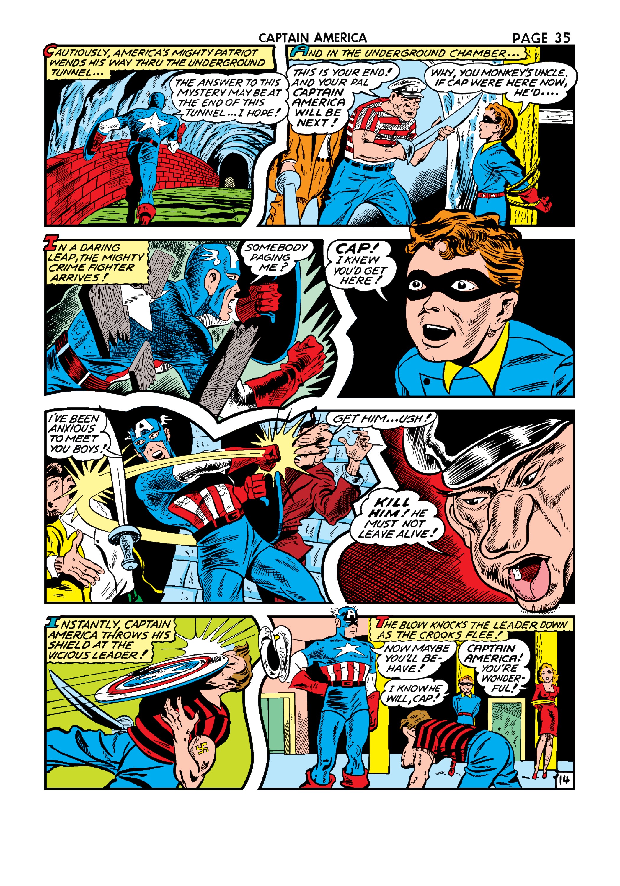 Read online Marvel Masterworks: Golden Age Captain America comic -  Issue # TPB 4 (Part 1) - 44