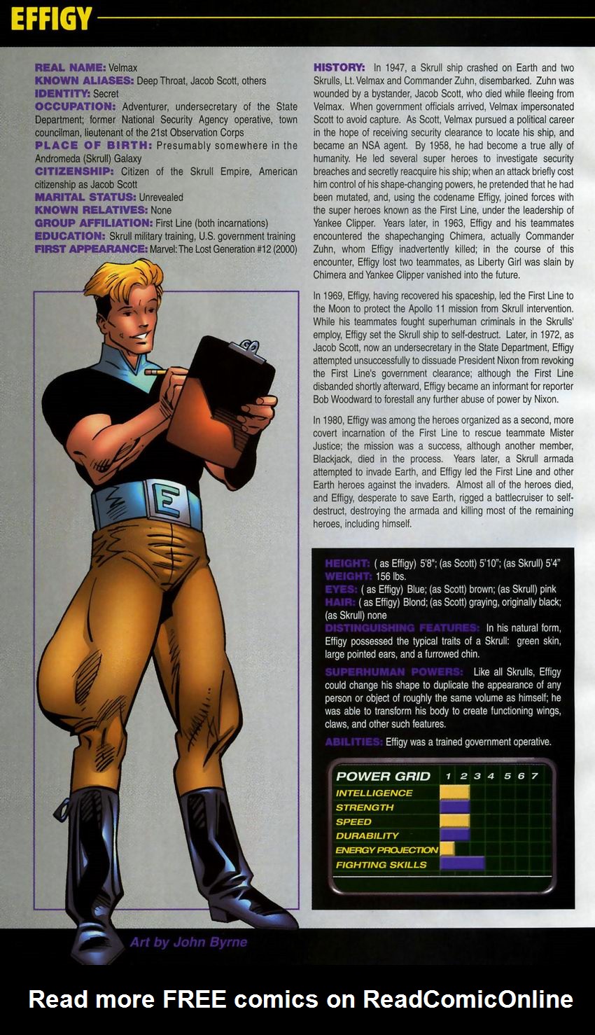 The Official Handbook of the Marvel Universe: Book of the Dead issue Full - Page 20