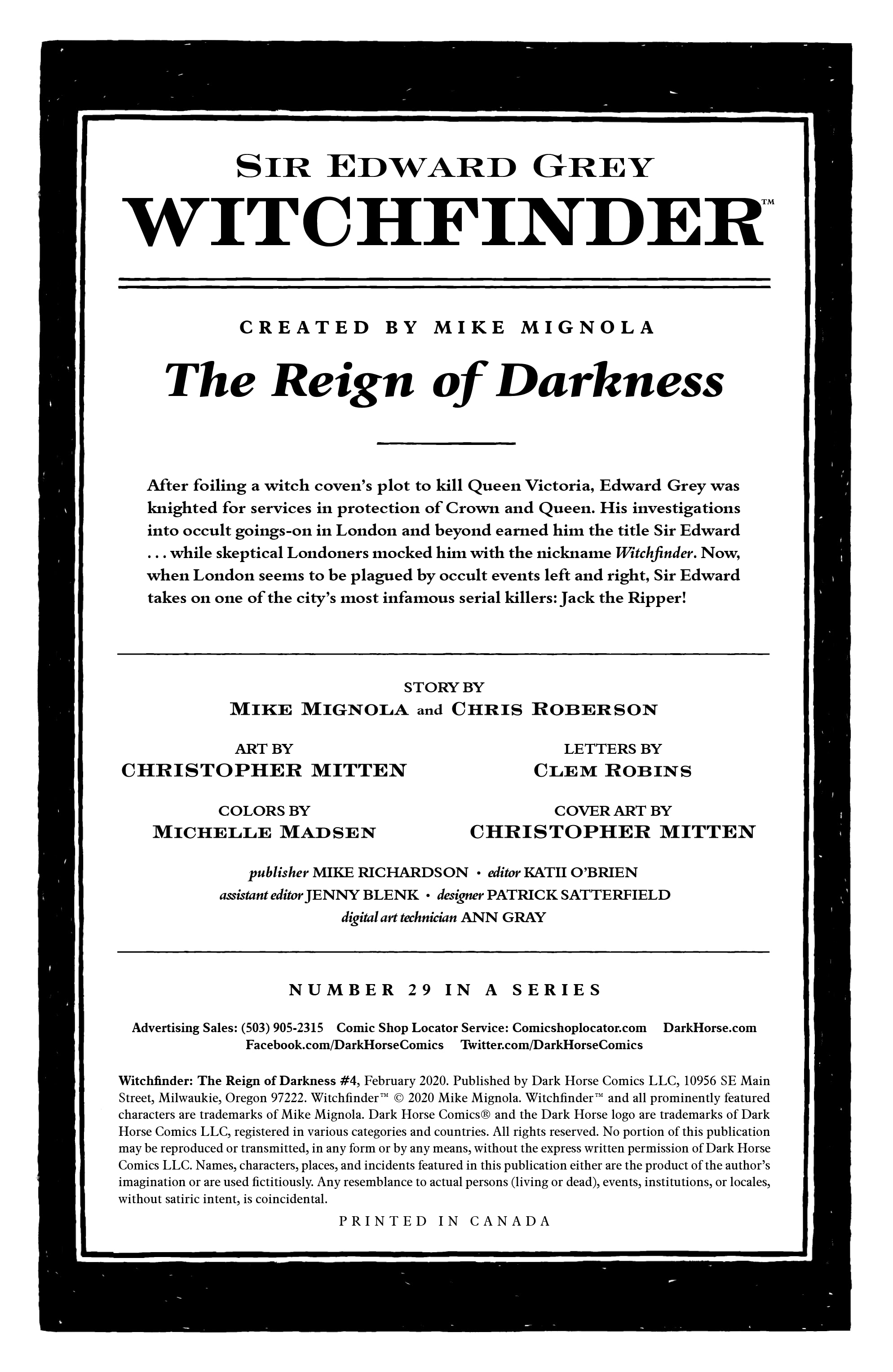 Read online Witchfinder: The Reign of Darkness comic -  Issue #4 - 2