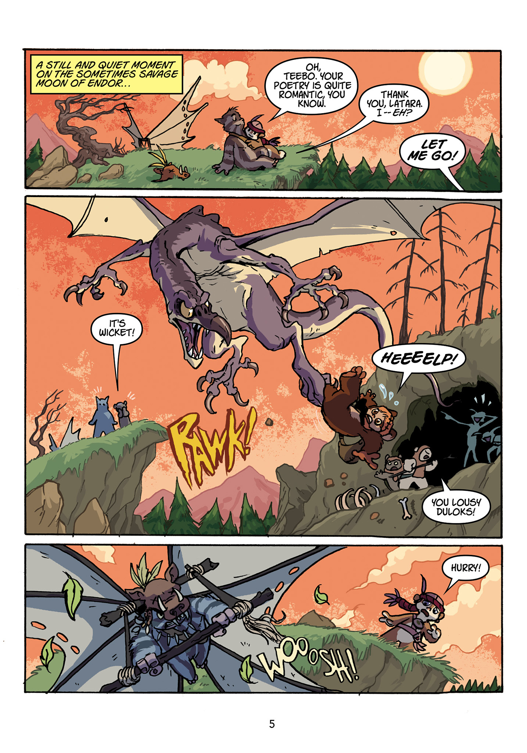 Read online Star Wars: Ewoks - Shadows of Endor comic -  Issue # TPB - 6