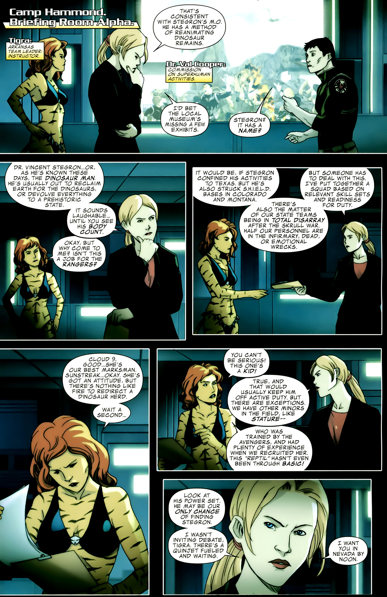 Read online Avengers: The Initiative Featuring Reptil comic -  Issue # Full - 5