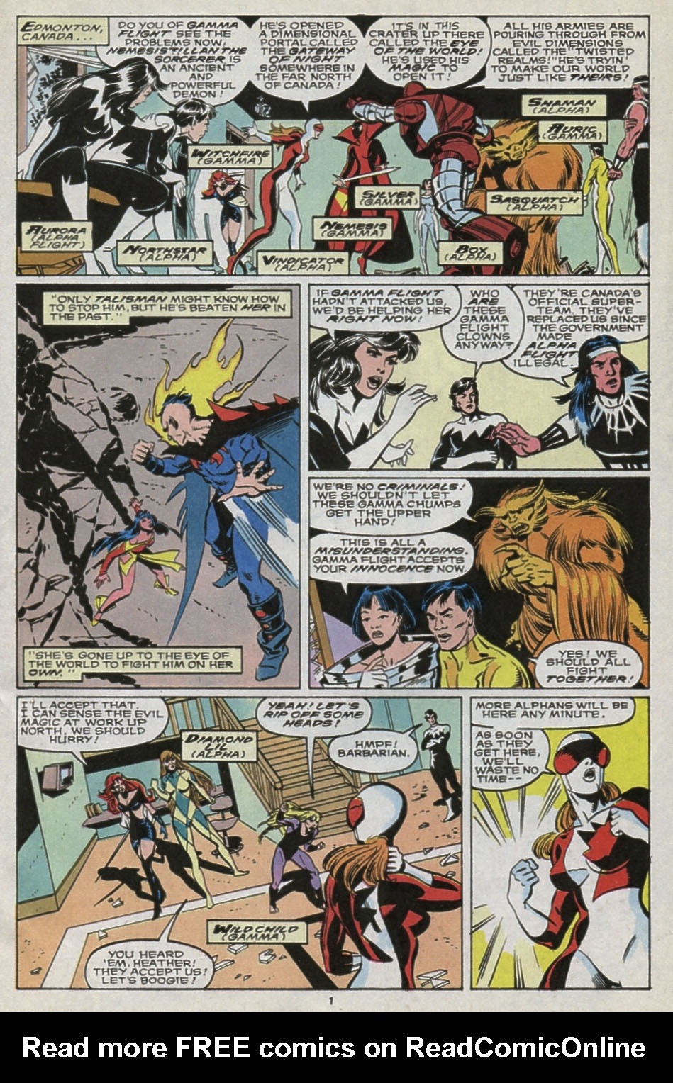Read online Alpha Flight (1983) comic -  Issue #85 - 2
