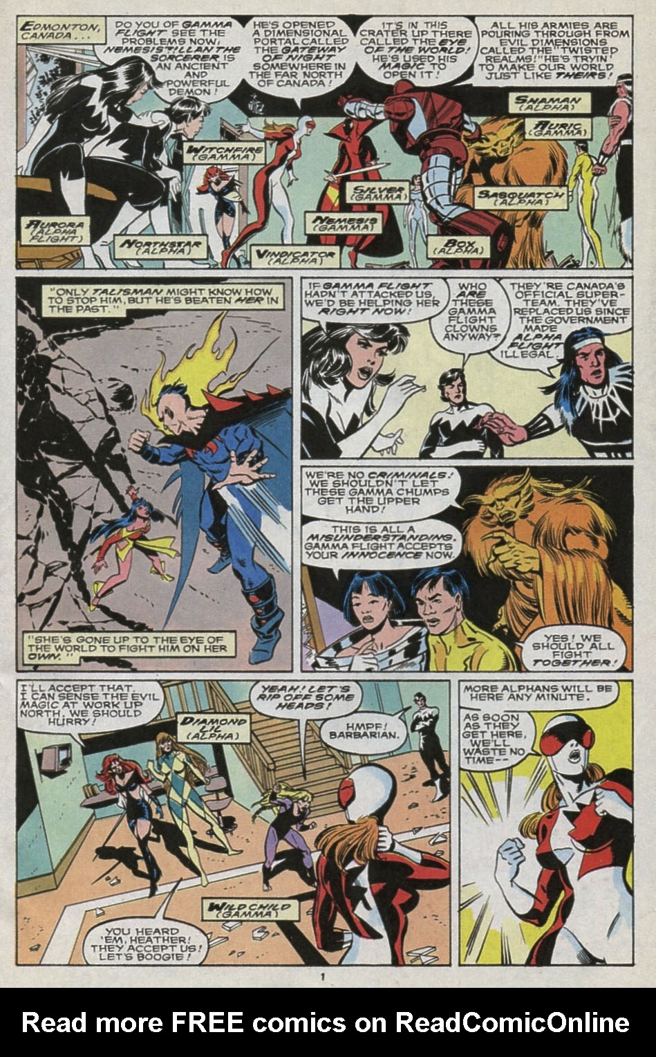 Read online Alpha Flight (1983) comic -  Issue #85 - 2