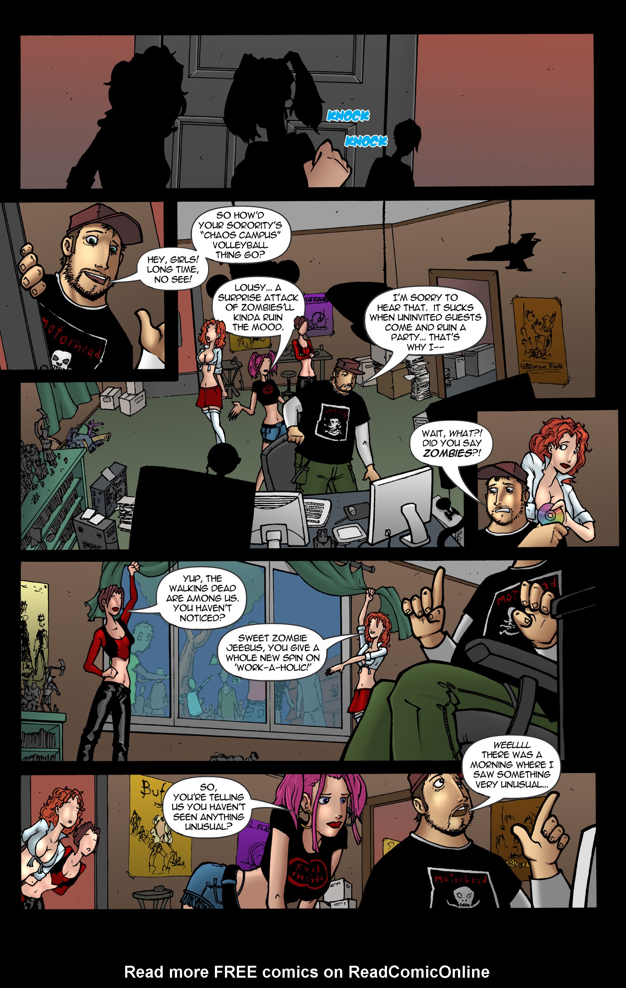 Read online Chaos Campus: Sorority Girls Vs. Zombies comic -  Issue #4 - 17