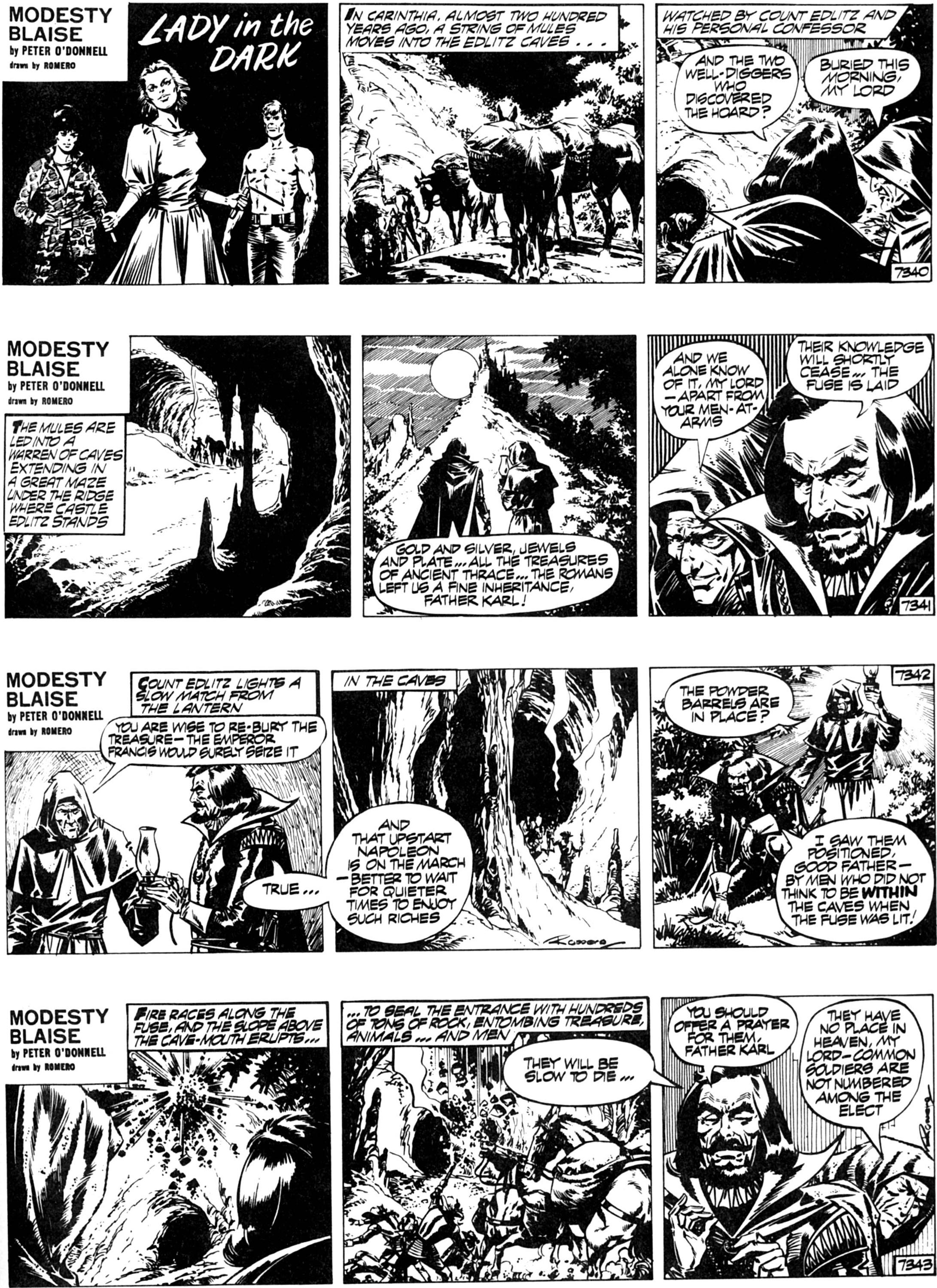 Read online Modesty Blaise: Lady in the Dark comic -  Issue # Full - 2