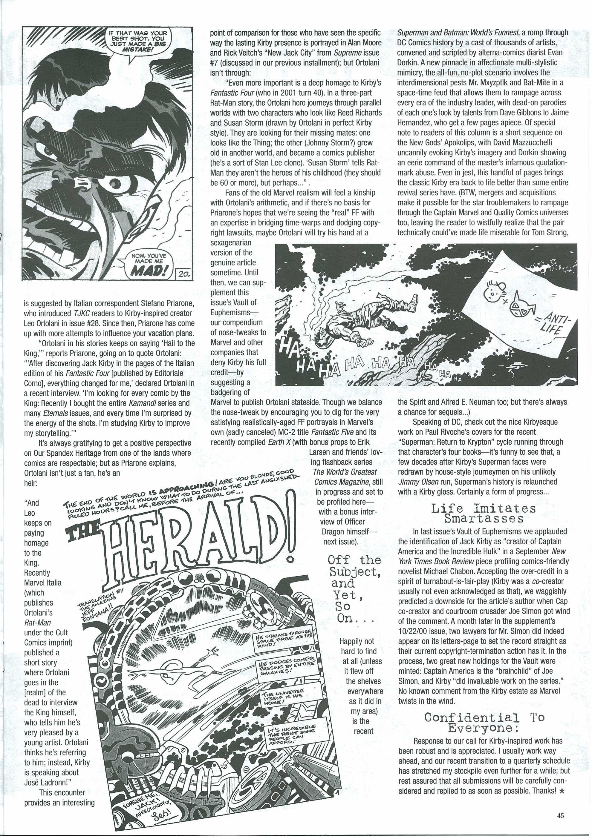 Read online The Jack Kirby Collector comic -  Issue #32 - 49