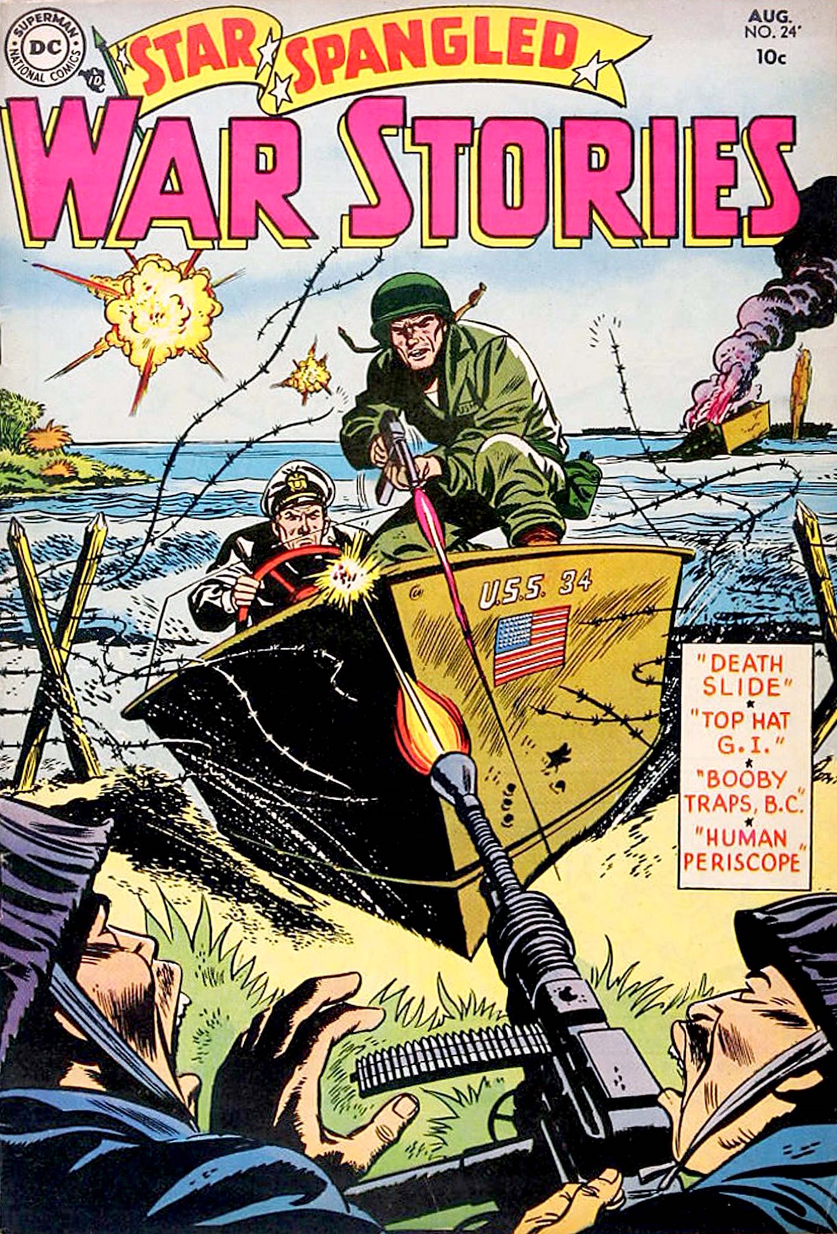 Read online Star Spangled War Stories (1952) comic -  Issue #24 - 1