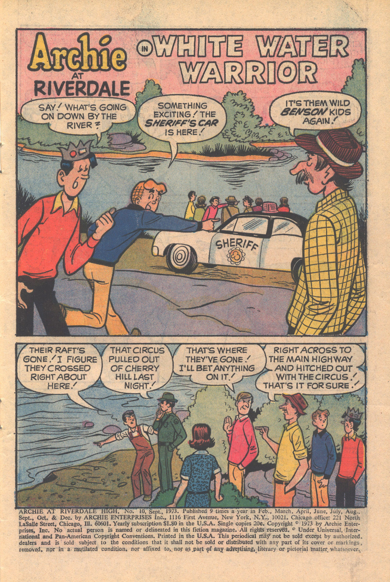 Read online Archie at Riverdale High (1972) comic -  Issue #10 - 3